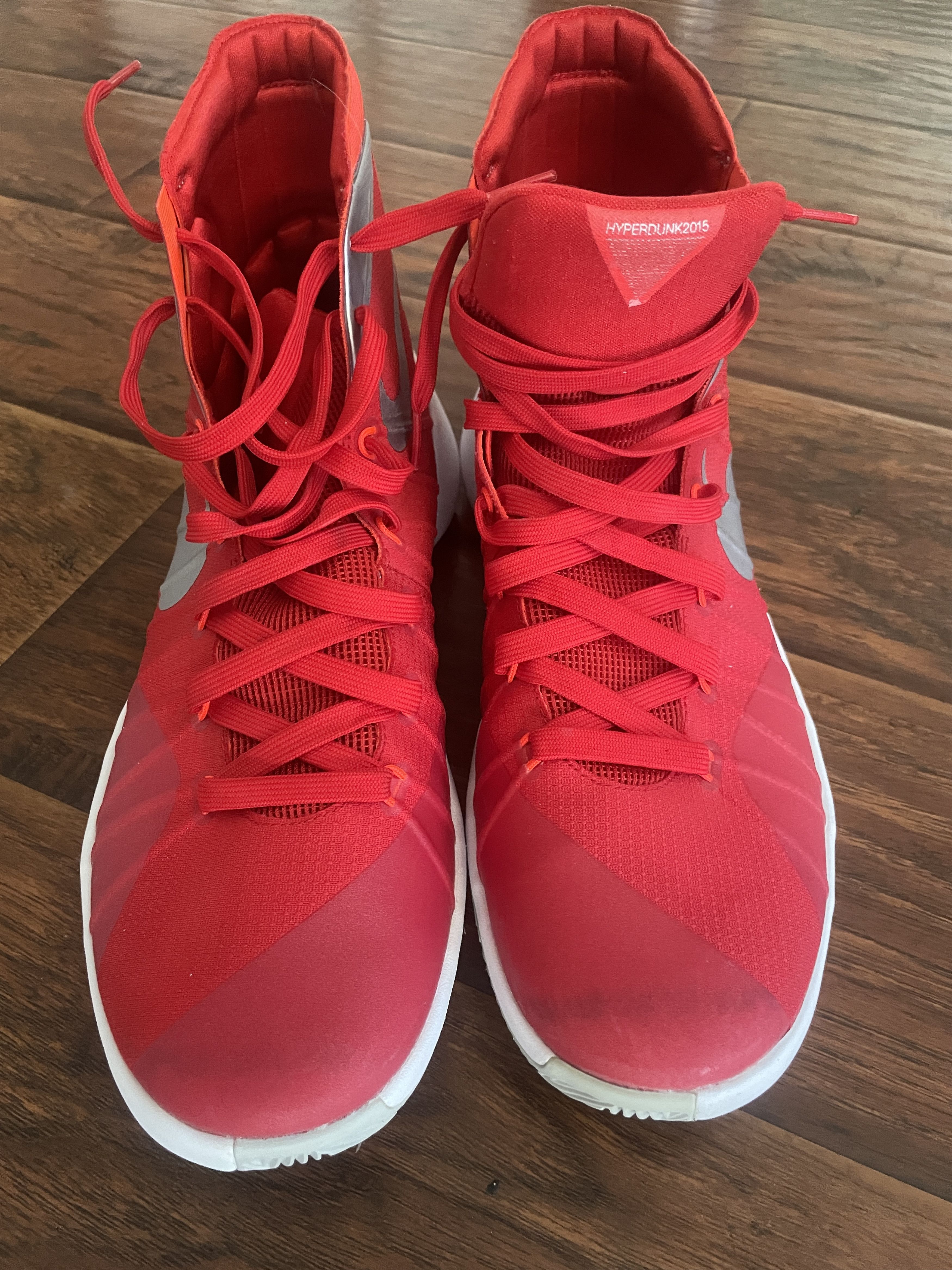Nike Nike Hyperdunk 2015 Red Size US 11 / EU 44 - 3 Thumbnail