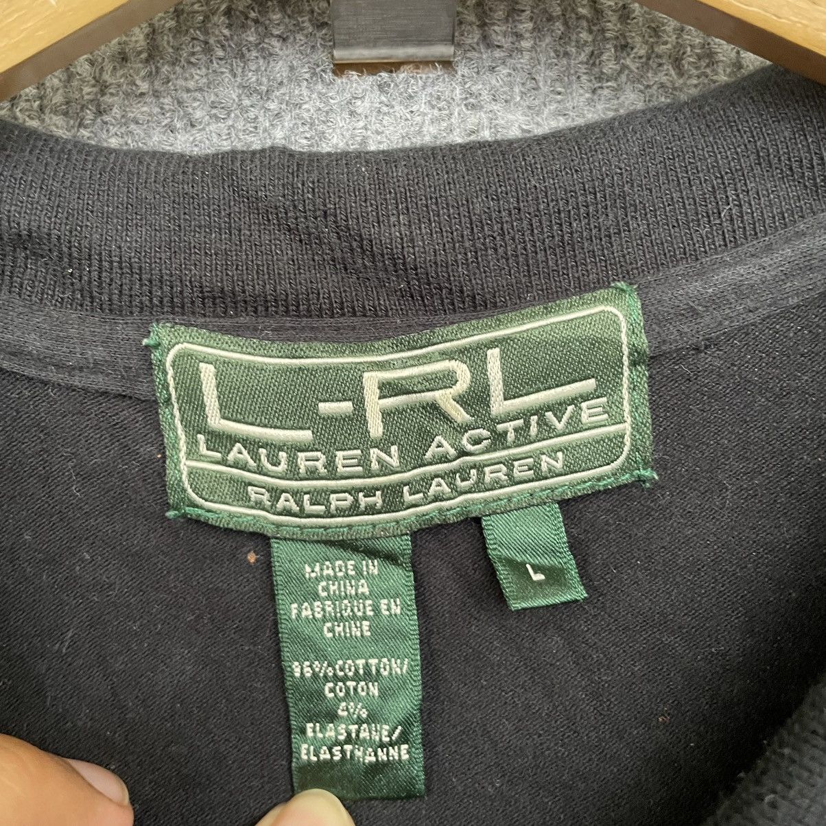 Polo Ralph Lauren × Vintage Vintage Polo Ralph Lauren Rare Design Quarter Zipper Polo Size L / US 10 / IT 46 - 5 Thumbnail