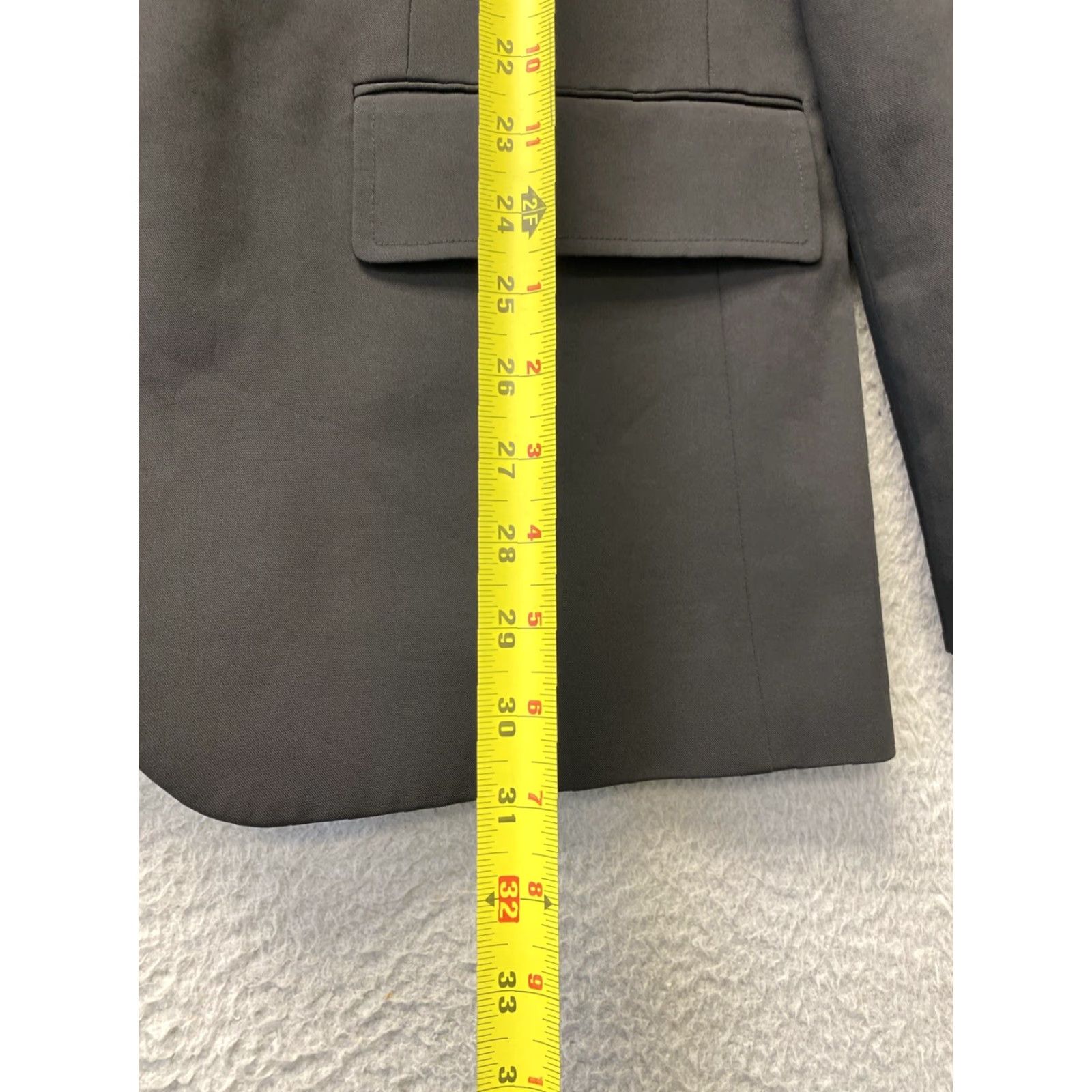Calvin Klein Calvin Klein Jacket Blazer Sport Coat 3 button military style XL black /99-61 Size 46R - 5 Thumbnail