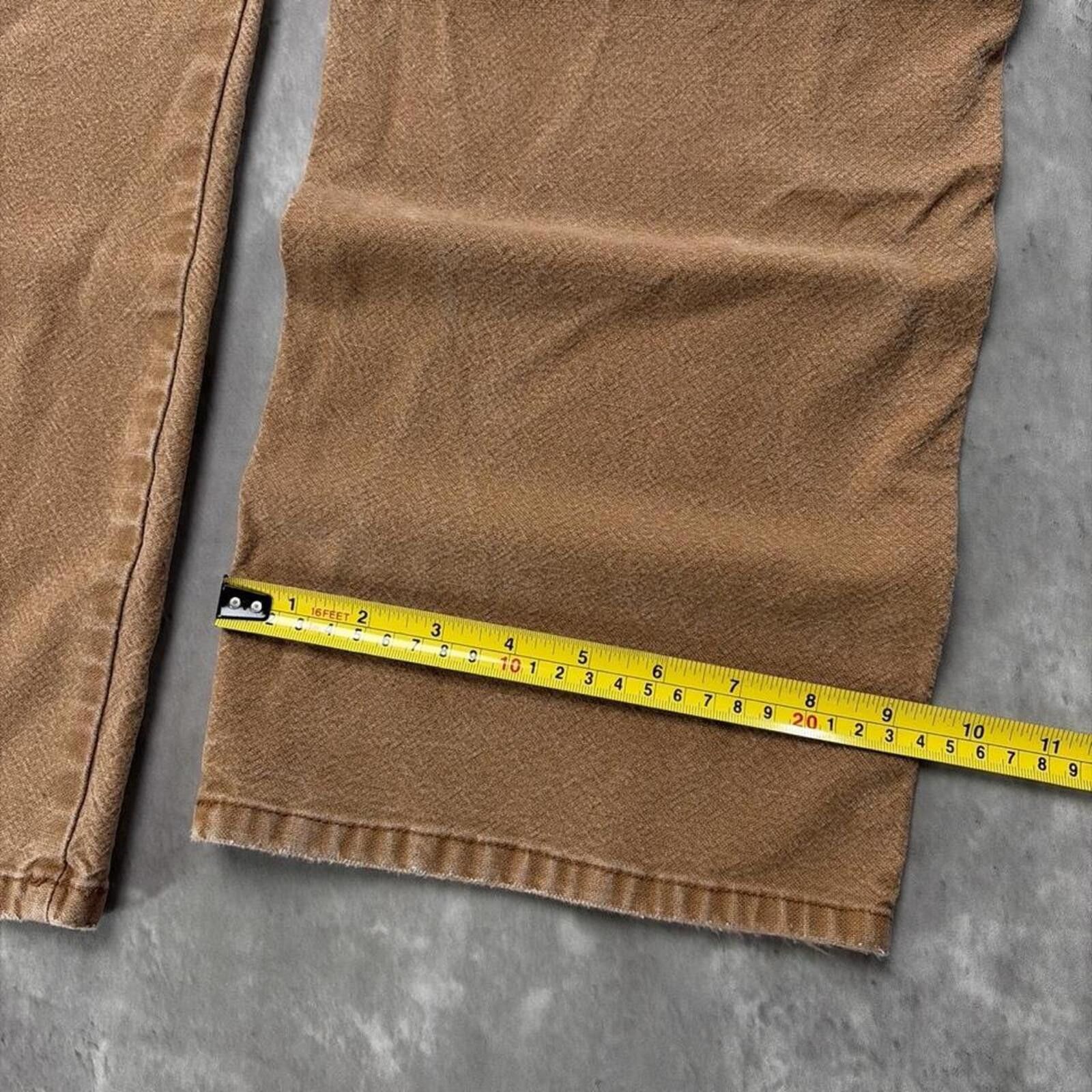 Dickies Y2K Tan Dickies Grunge Baggy Carpenter Skater Pants Size US 38 / EU 54 - 8 Thumbnail