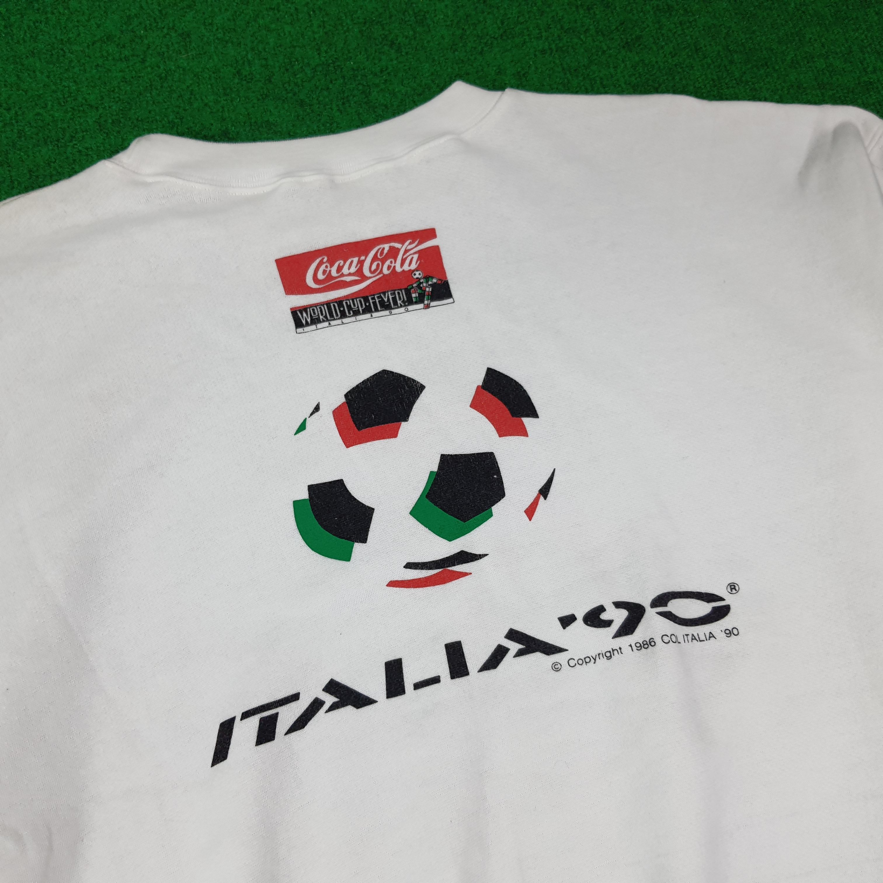 Coca Cola Vintage Coca Cola Italia'90 World Cup Sweatshirt C270N15 Size US XL / EU 56 / 4 - 5 Thumbnail