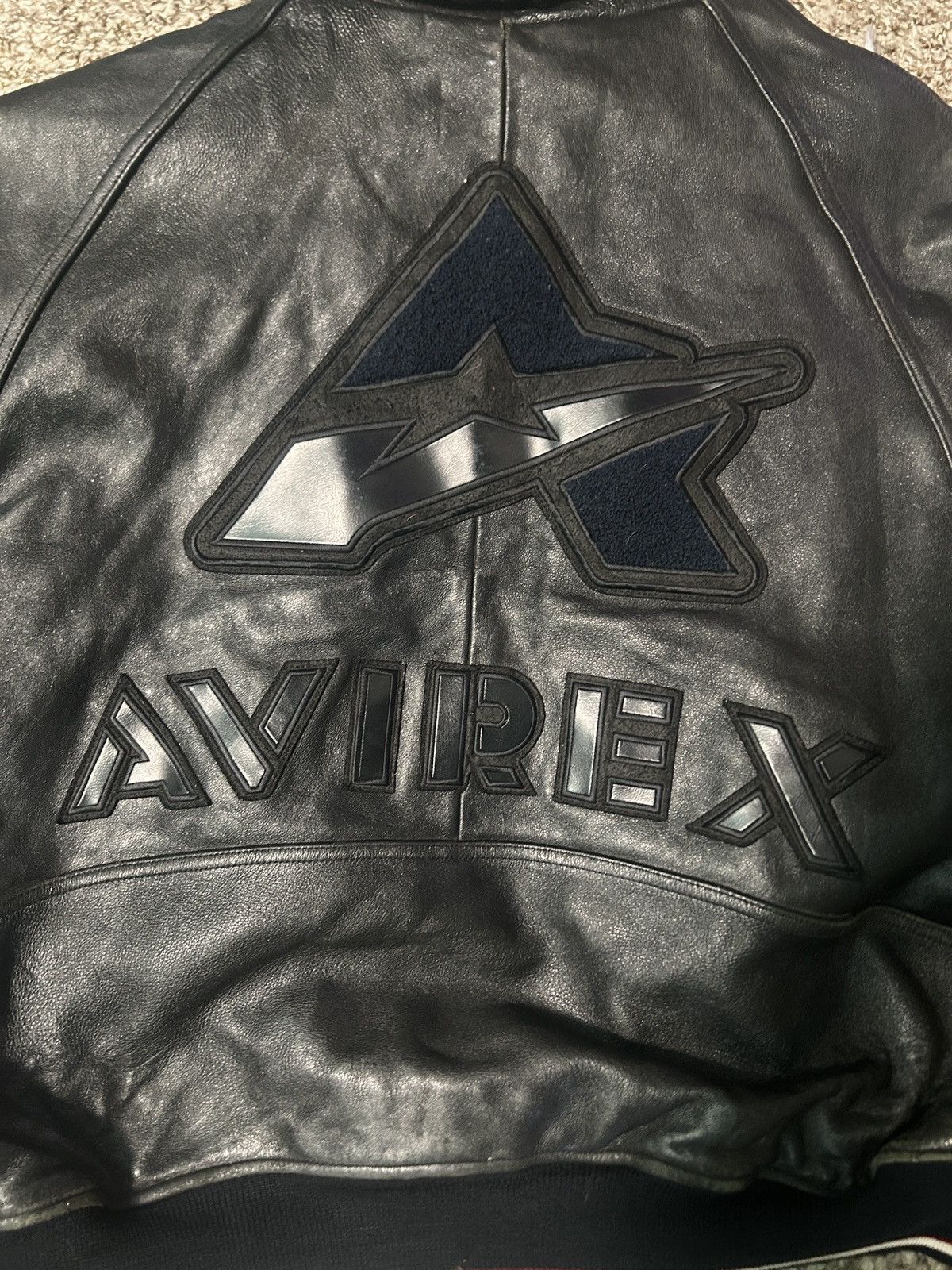 Avirex 80s Avirex Varity Leather Jacket Size US XXL / EU 58 / 5 - 2 Thumbnail