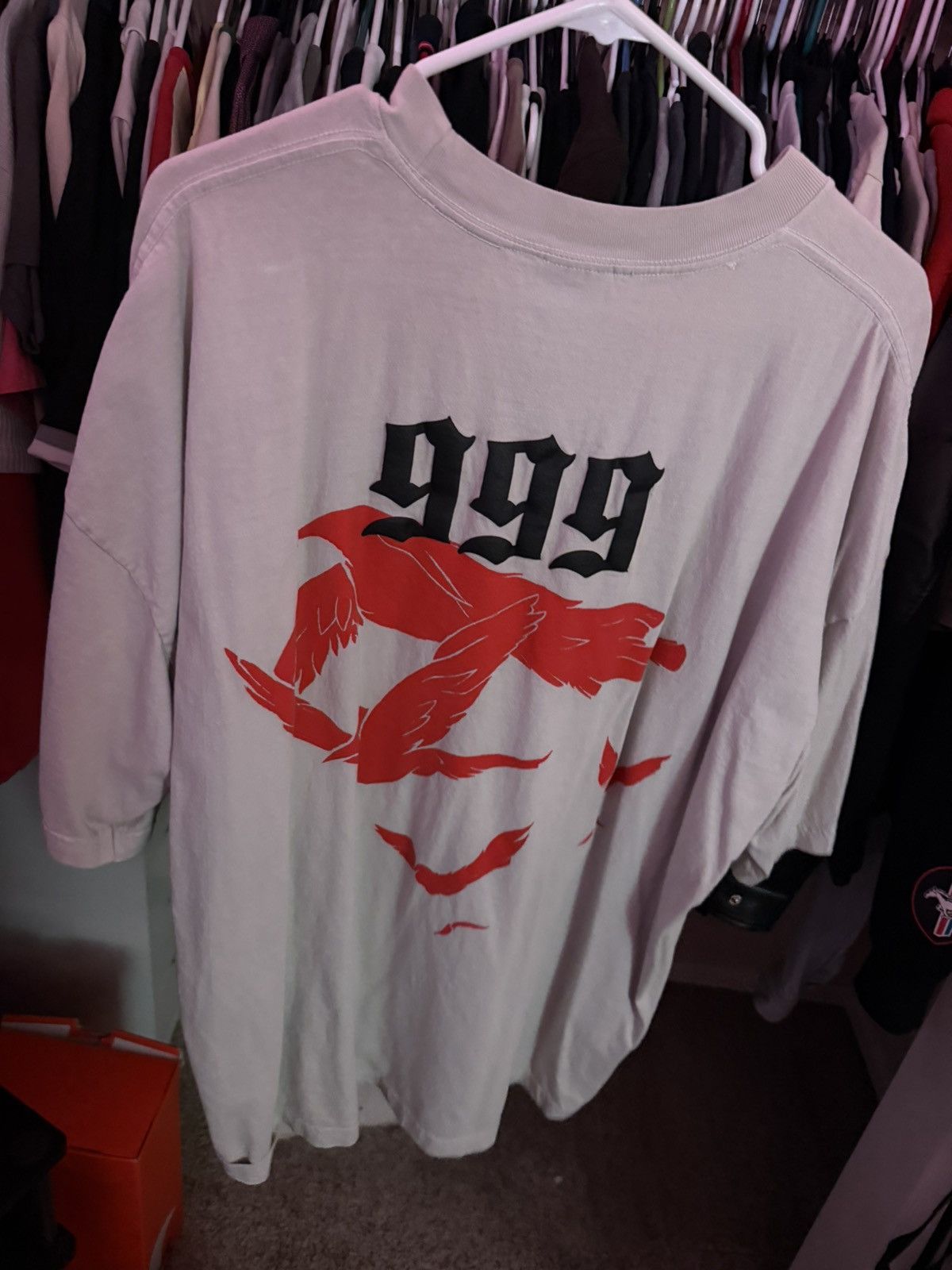 Revenge Revenge 999 White Tee Size US XL / EU 56 / 4 - 2 Thumbnail