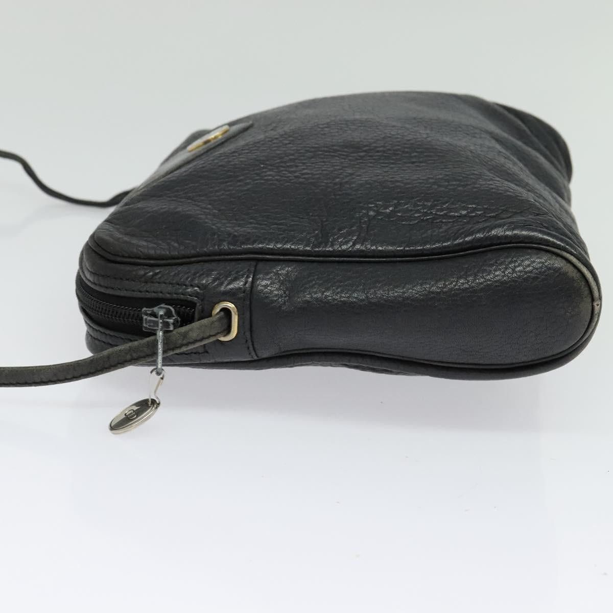 Dior DIOR Shoulder Bag Leather Black Silver Size ONE SIZE - 4 Thumbnail