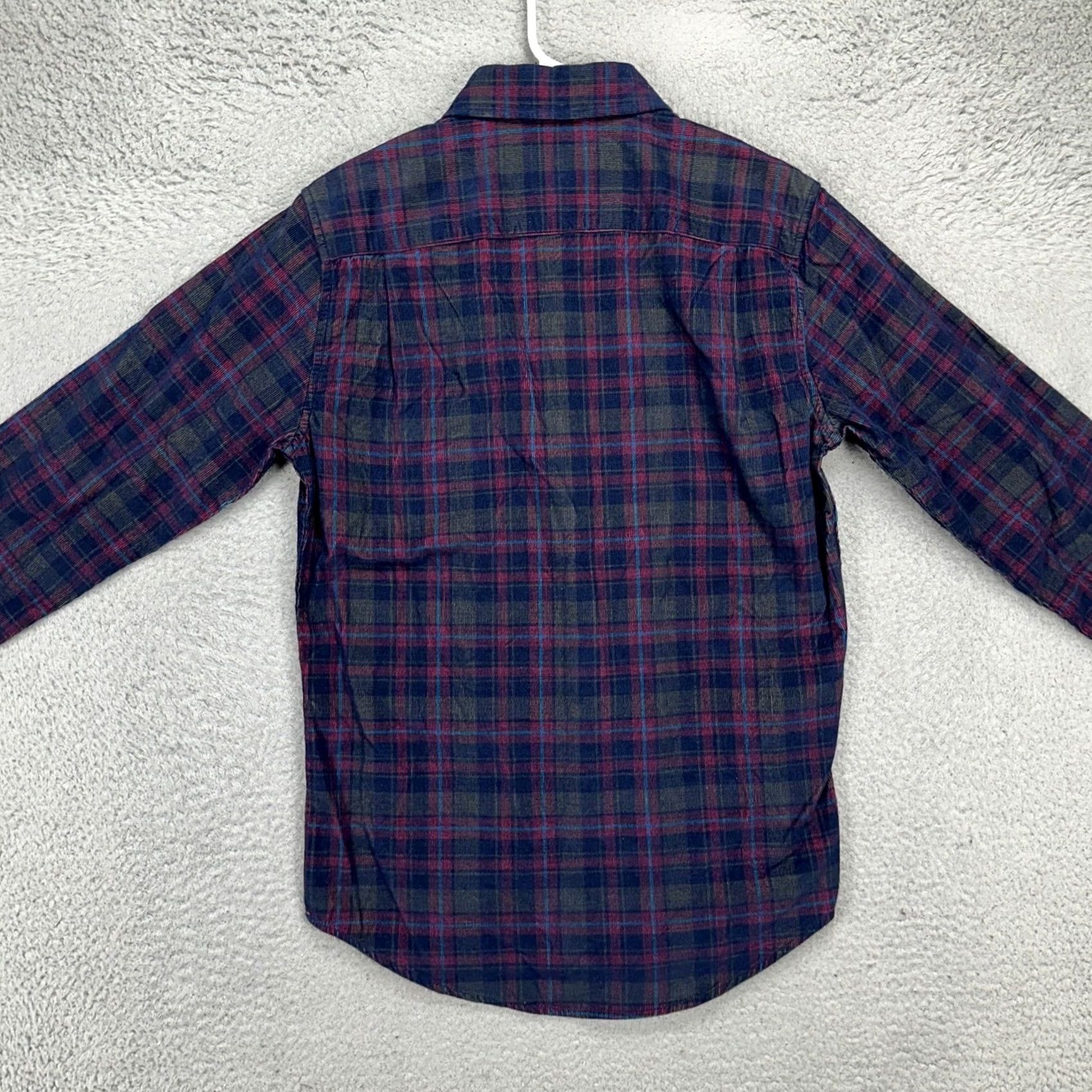 Vintage VINTAGE American Eagle Corduroy Shirt Men XS Blue Red Plaid Classic Button Up Pocket NEW Size US XS / EU 42 / 0 - 3 Thumbnail
