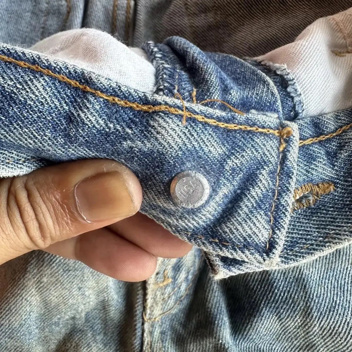 Vintage RUSTY DIRTY💥VINTAGE EDWIN JEANS MADE IN USA DENIM PANTS W31 Size US 31 - 12 Thumbnail