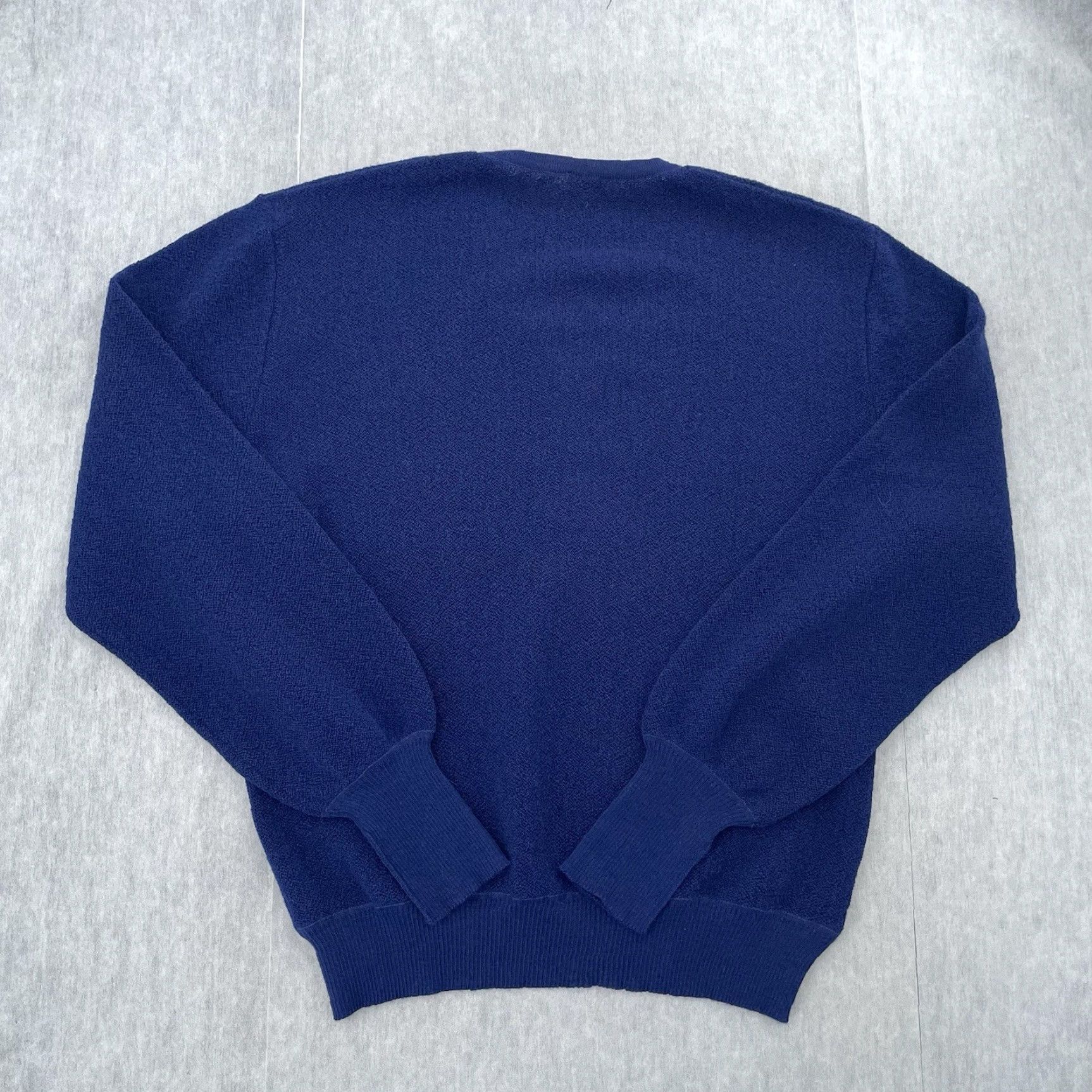 Vintage VINTAGE Maus Hoffman Sweater Pullover Adult XL Blue Alpaca Long Sleeve V-Neck Fall Winter Mens Size US XL / EU 56 / 4 - 2 Thumbnail