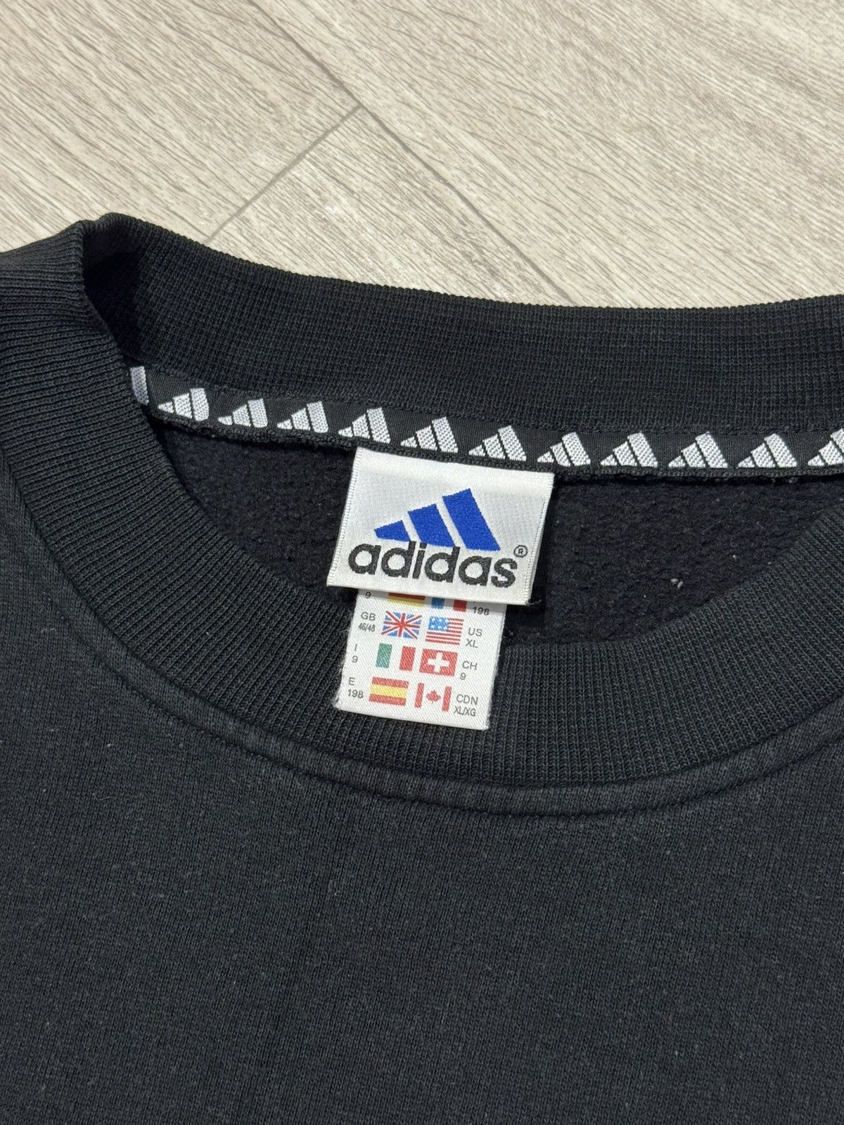 Adidas 🔷Rare Vintage Adidas Big Logo Sweatshirt 90s🔷 Size US XL / EU 56 / 4 - 5 Thumbnail