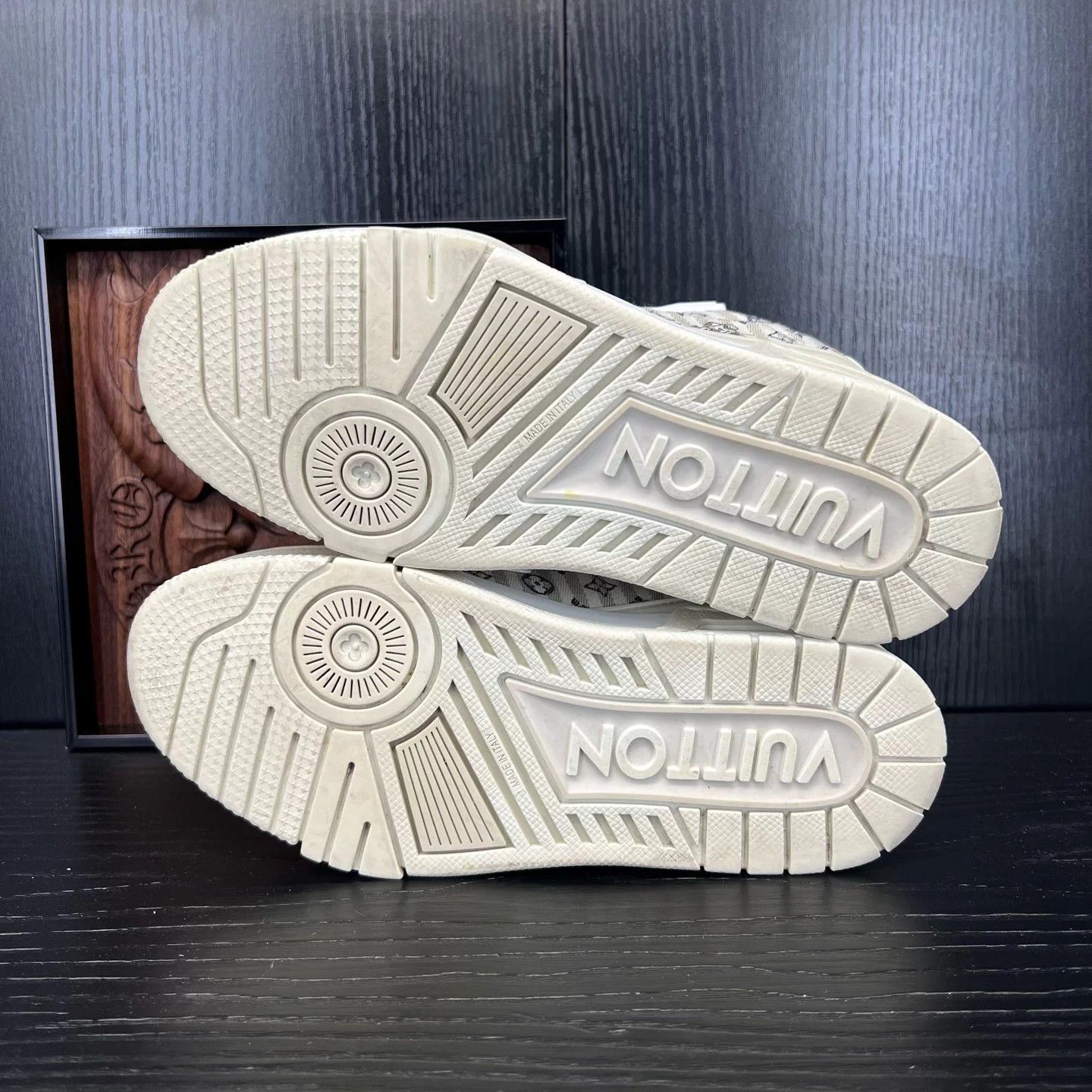 Louis Vuitton LV Trainer Tan 37 Mint Size US 6 / IT 36 - 6 Thumbnail