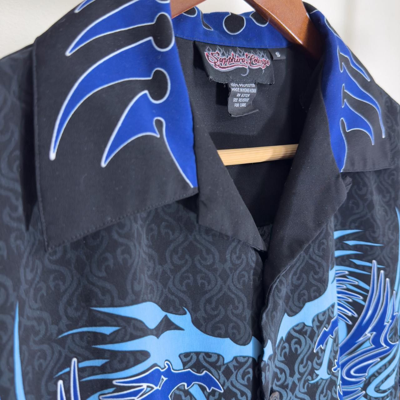 Other Y2k Sapphire Lounge grunge dragon button up Size US S / EU 44-46 / 1 - 2 Thumbnail