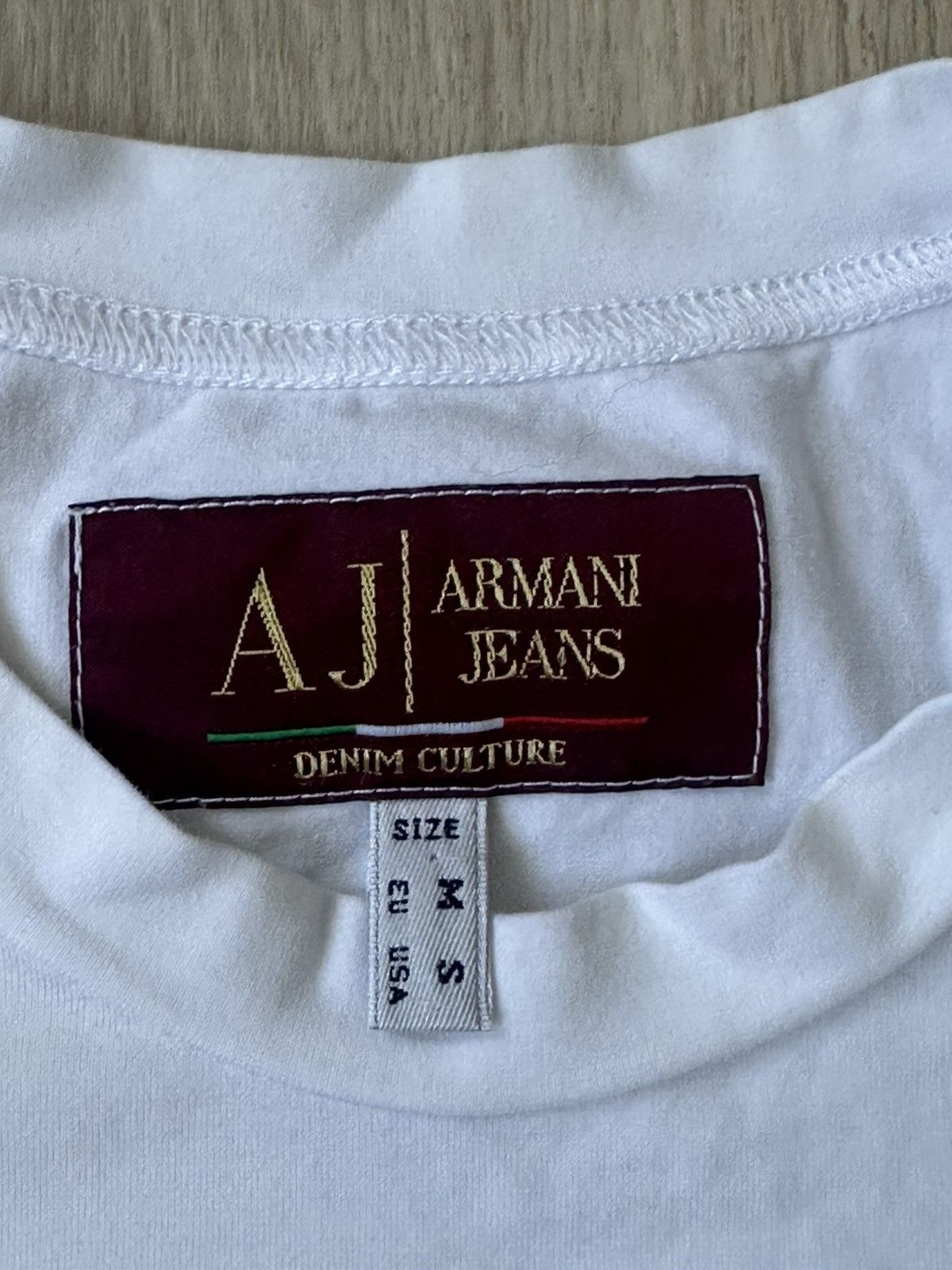 Armani Vintage Armani jeans t shirt 90s Size US S / EU 44-46 / 1 - 3 Thumbnail