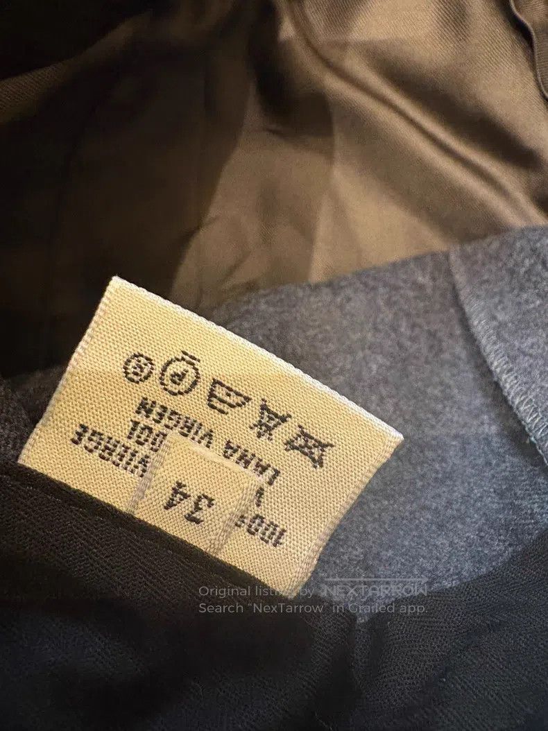 Hermes Hermes Ladies Casual Pants, 100% Wool, Mid-Rise Straight, Size 42" / US 20 - 5 Thumbnail