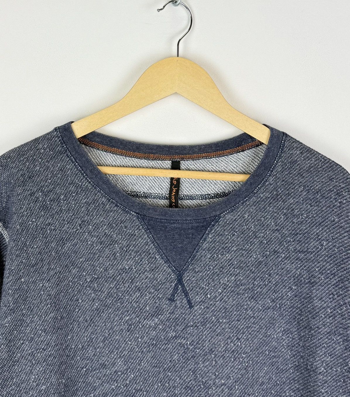 Nudie Jeans Nudie Jeans Round Neck Pullover Sweatshirt Blue Long Sleeve Size US L / EU 52-54 / 3 - 4 Thumbnail