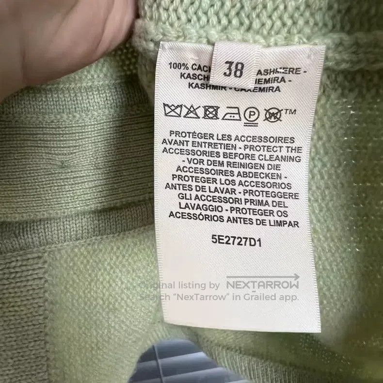 Hermes Hermes Avocado Cashmere Knit Cardigan Size XS / US 0-2 / IT 36-38 - 4 Thumbnail