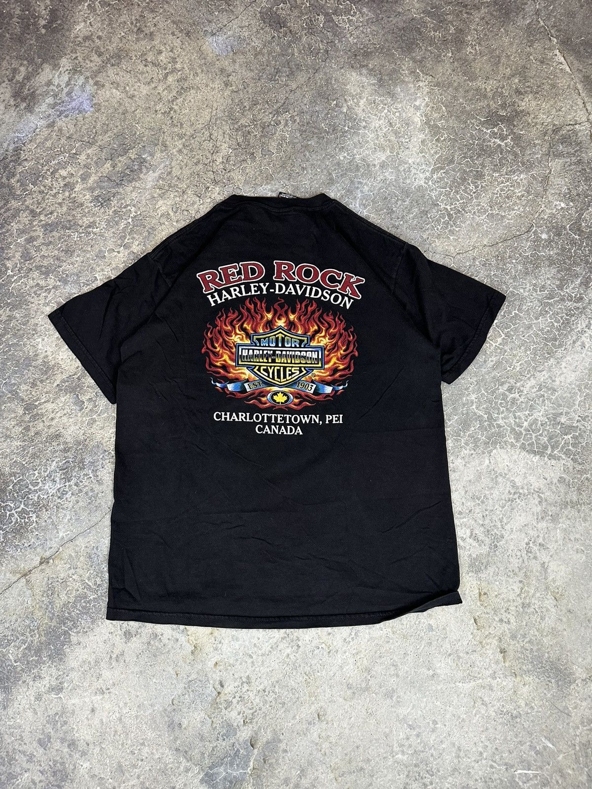Harley Davidson × Vintage Vintage Harley Davidson Tee Size US L / EU 52-54 / 3 - 3 Thumbnail