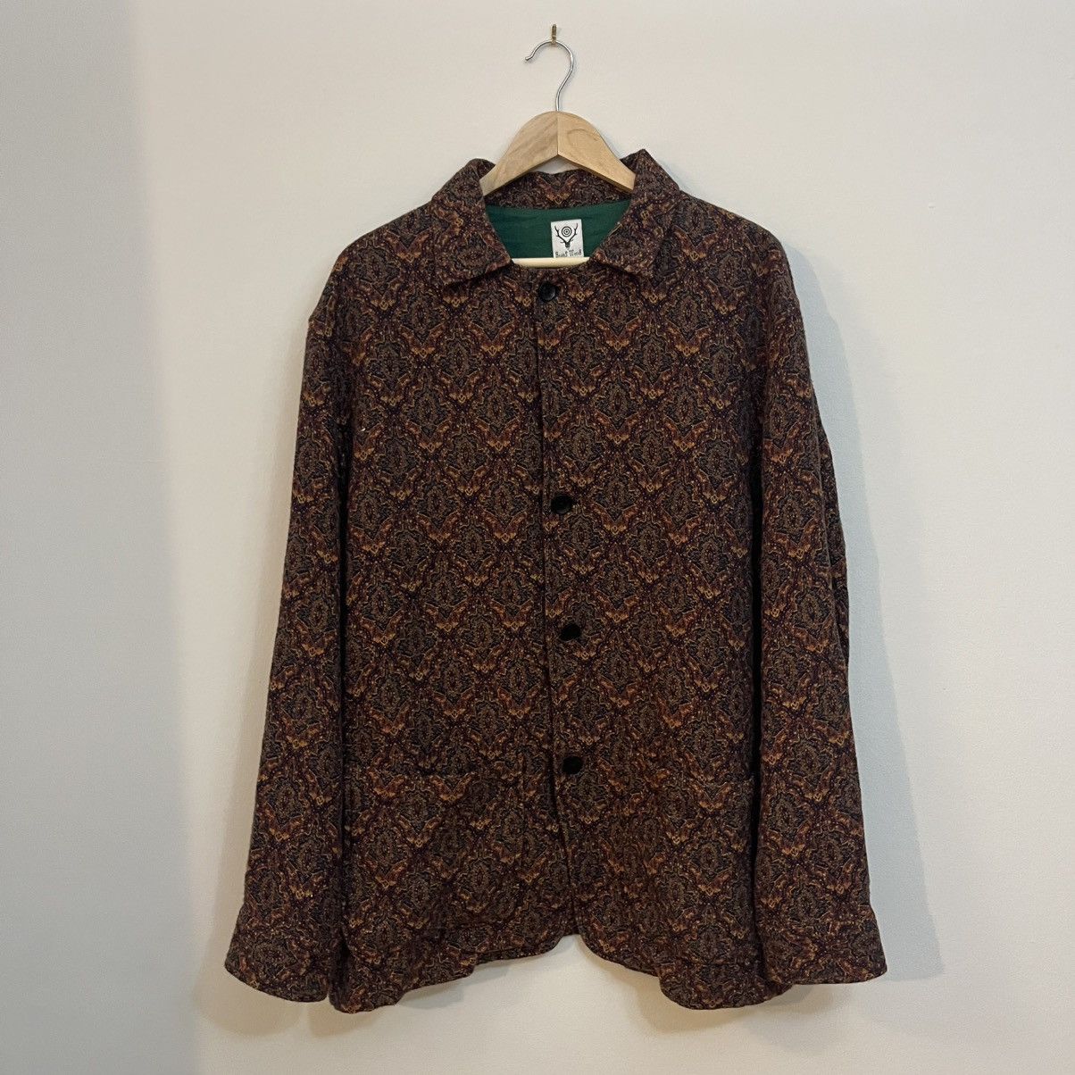 South2 West8 Nepenthes/South2 West8 vintage pattern jacket Size US L / EU 52-54 / 3 - 1 Thumbnail