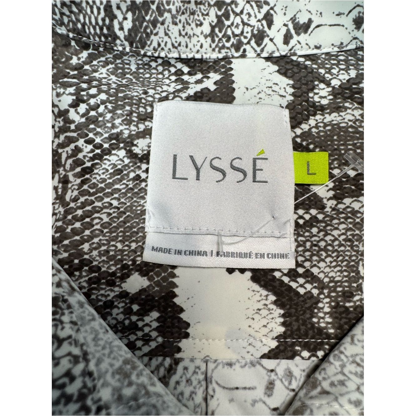 Other New Lysse Snake Print Button Front Blouse Size L Size L / US 10 / IT 46 - 6 Thumbnail