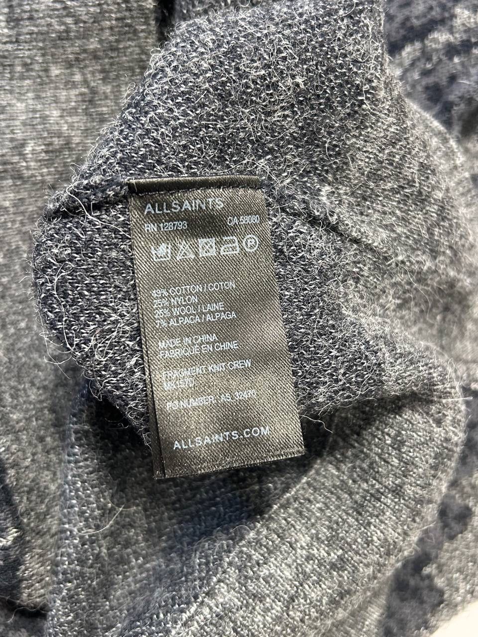 Allsaints × Vintage Vintage Sweatshirt Allsaints Size US S / EU 44-46 / 1 - 7 Thumbnail