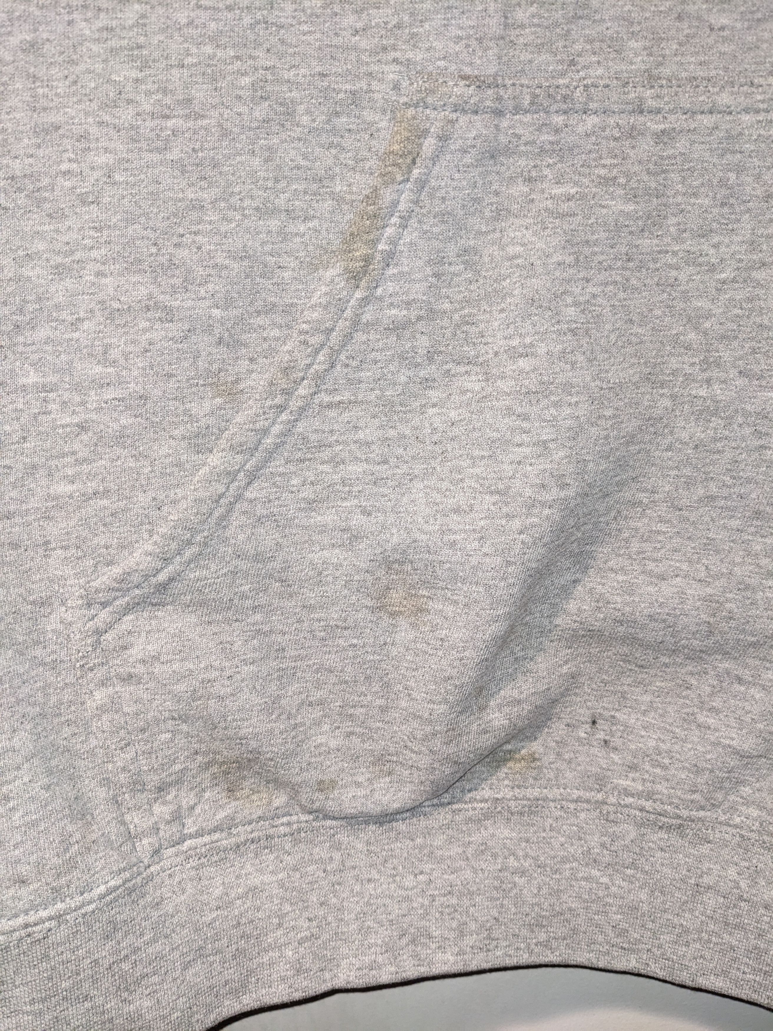 Nike × Vintage Vintage Y2K Nike Center Swoosh Gray X-Large Hoodie Size US XL / EU 56 / 4 - 8 Thumbnail