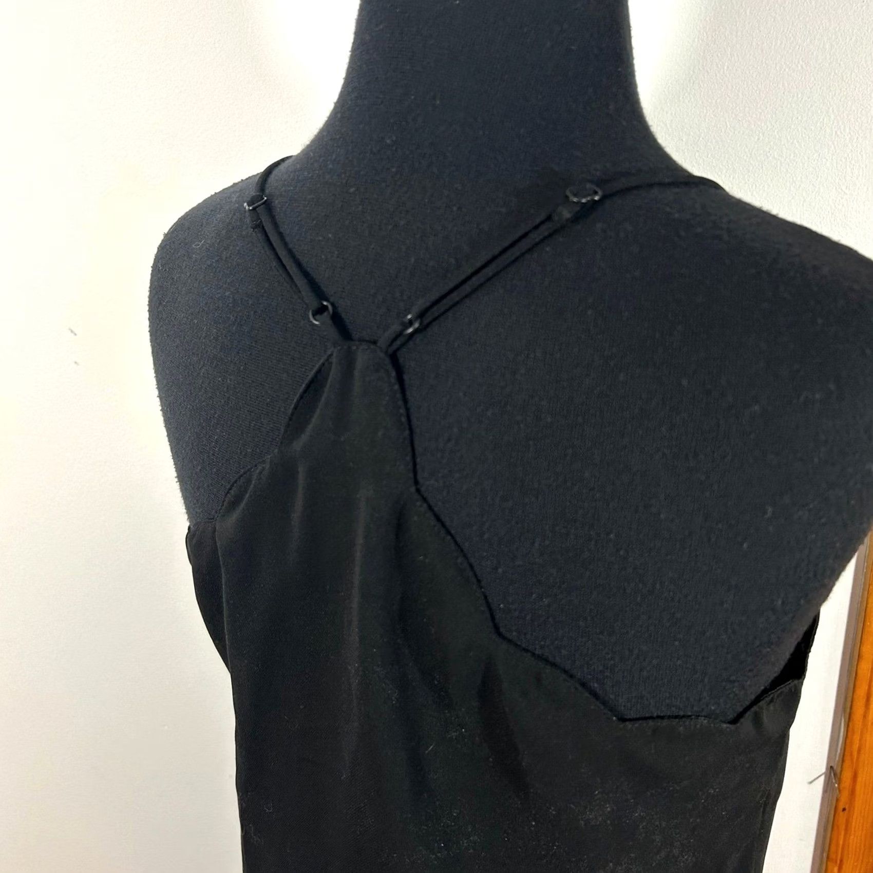 Vintage J Crew Tank Top Womens 6 Black Blouse Size M / US 6-8 / IT 42-44 - 3 Thumbnail