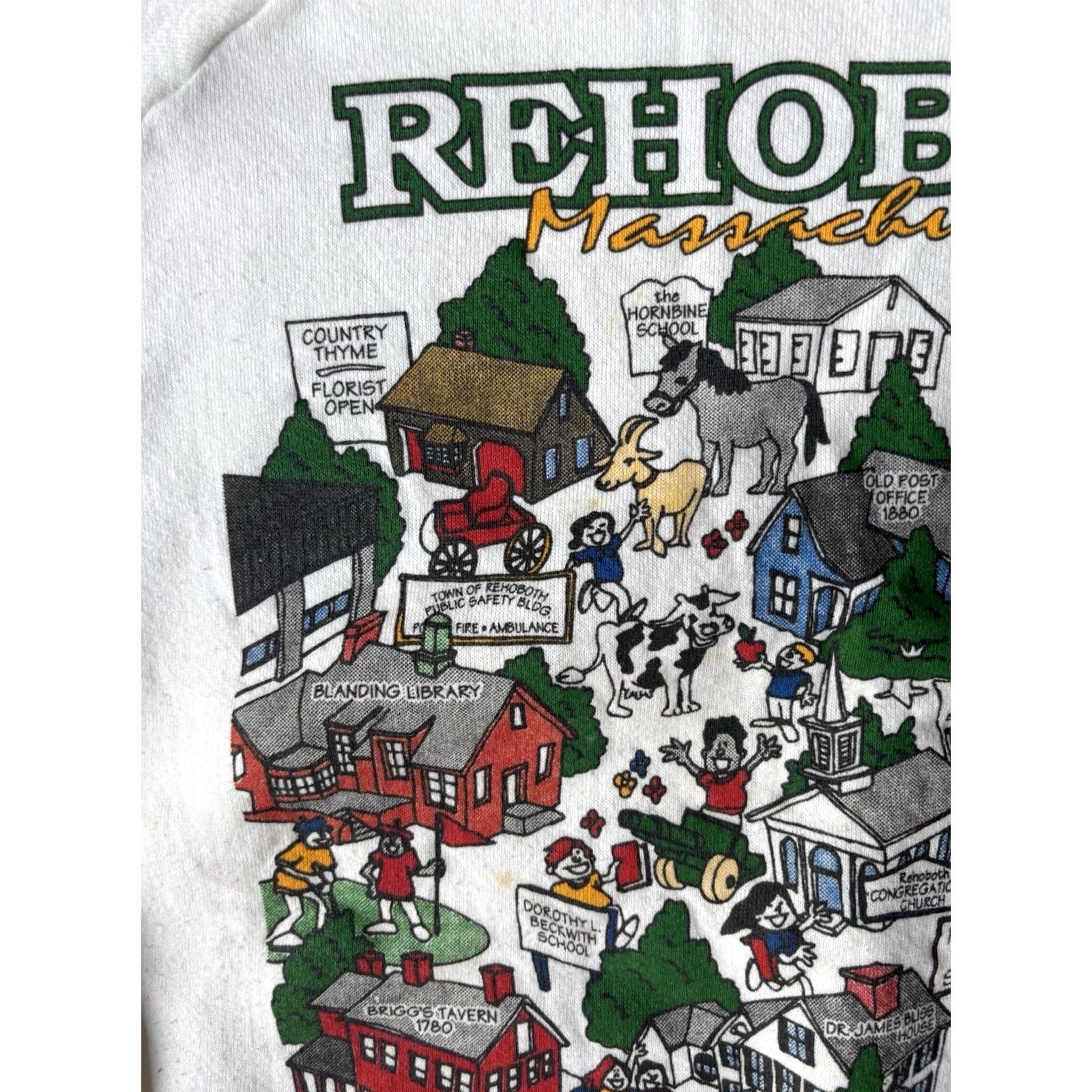 Fruit Of The Loom VINTAGE Mississippi Crewneck Sweatshirt XL USA Tourist Souvenir Men White Cotton Knit Embroidered Graphic Print 90s Retro Steampunk USA Size US XL / EU 56 / 4 - 4 Thumbnail