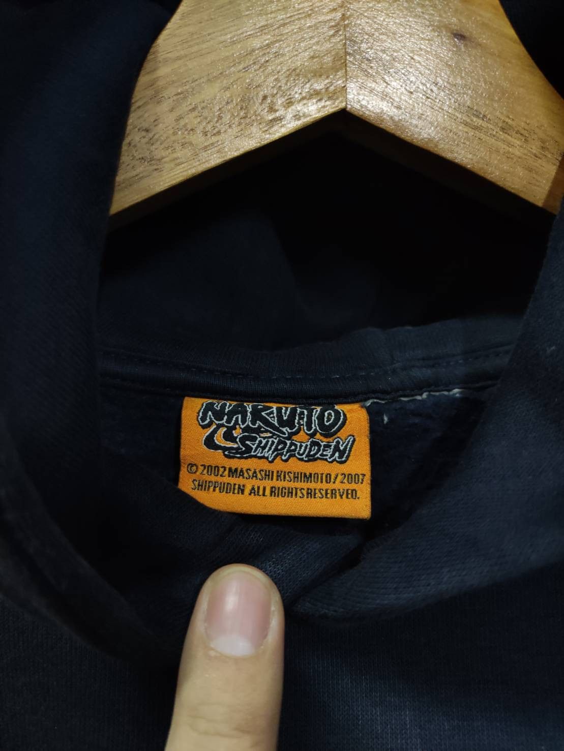 Anime Vtg 00 's Naruto Shippuden " Sasuke "Character Promo Hoodie Size US M / EU 48-50 / 2 - 5 Thumbnail