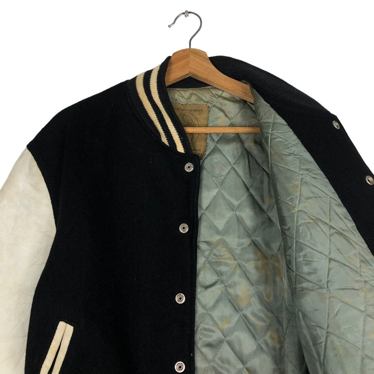 Golden Bear 🔥A Bear For Wear Varsity Jacket Leather Handling Golden Bear Size US L / EU 52-54 / 3 - 10 Thumbnail