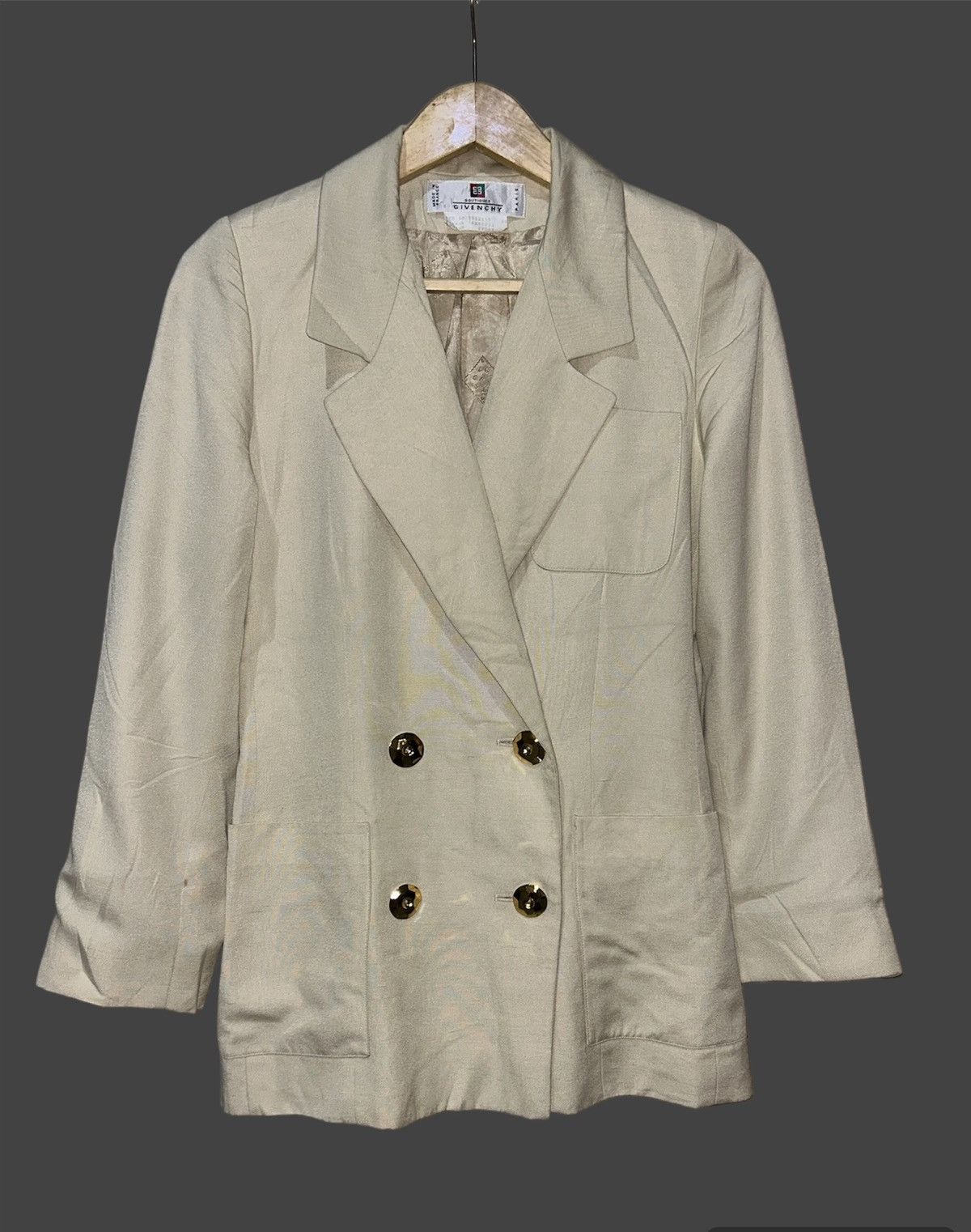 Givenchy Givenchy Blazer Woman Ivory Size XS / US 0-2 / IT 36-38 - 1 Thumbnail