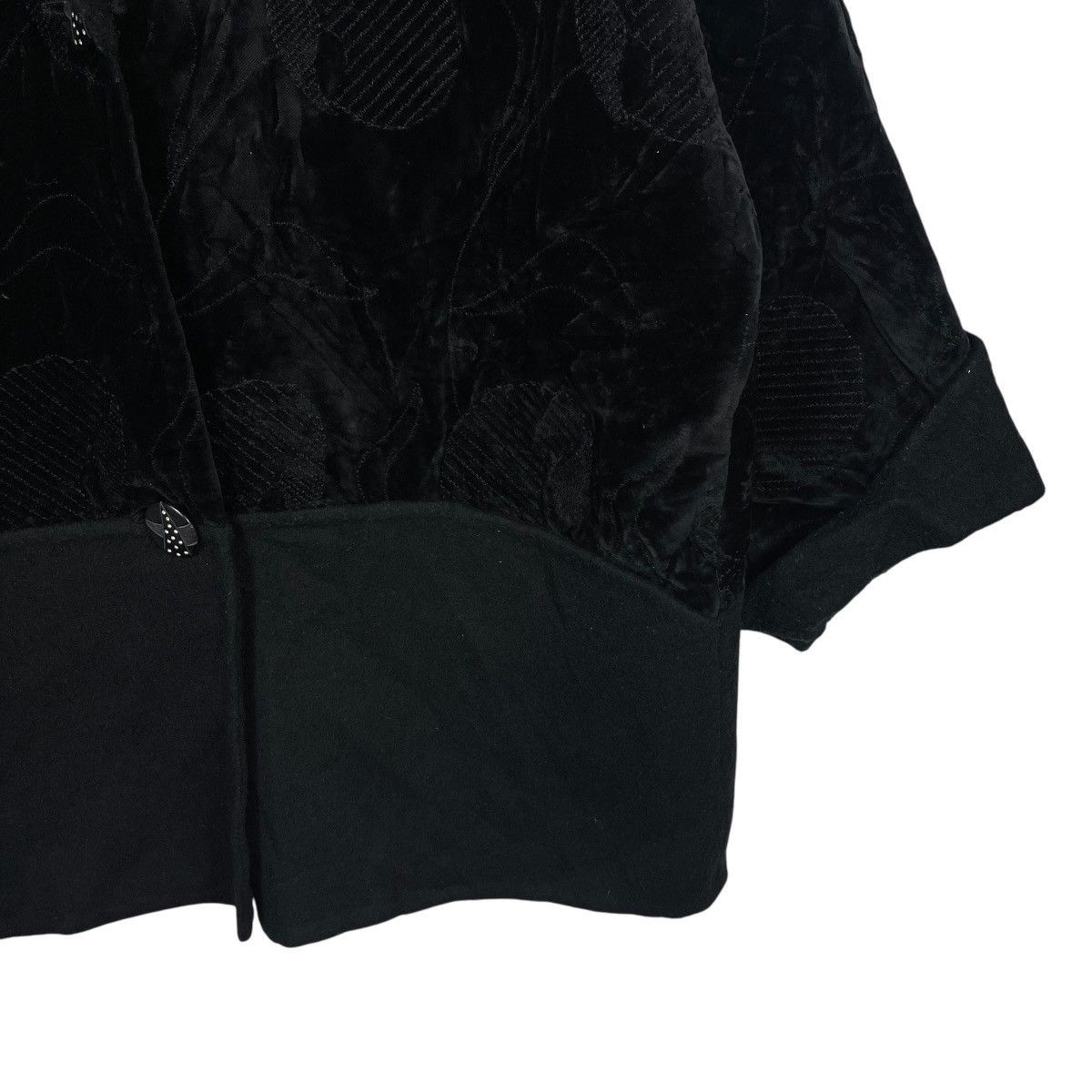 Vintage Vintage Paolo Bisagni Velvet Wool Cashmere Oversized Jacket Size 3XL / US 20-22 - 5 Thumbnail