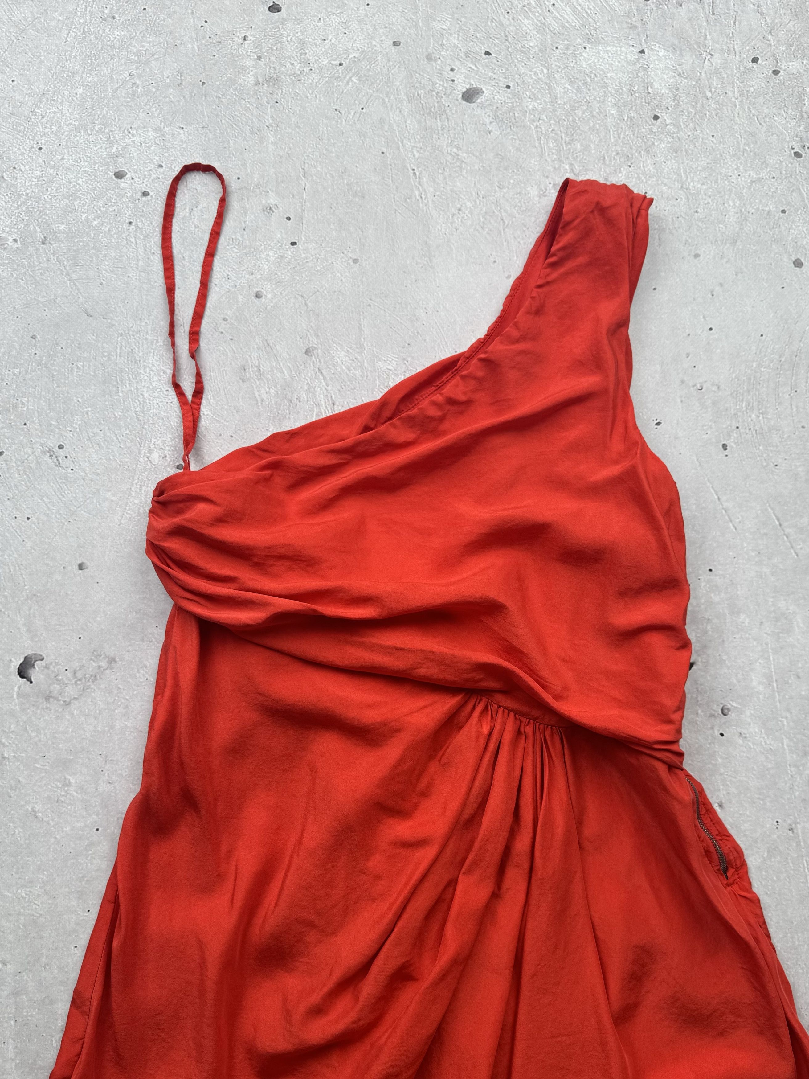 Diesel Black Gold Diesel Black Gold Vintage Asymmetrical Silk Mini Dress |  Grailed