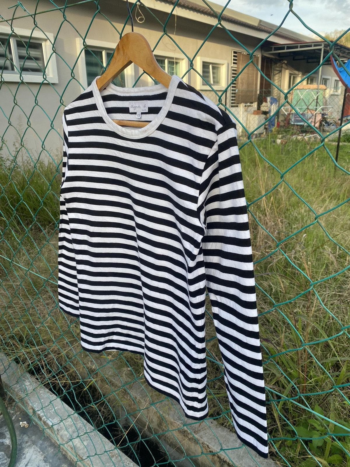 agnes b. Agnes B. breton striped long sleeve tshirt Size S / US 4 / IT 40 - 5 Thumbnail