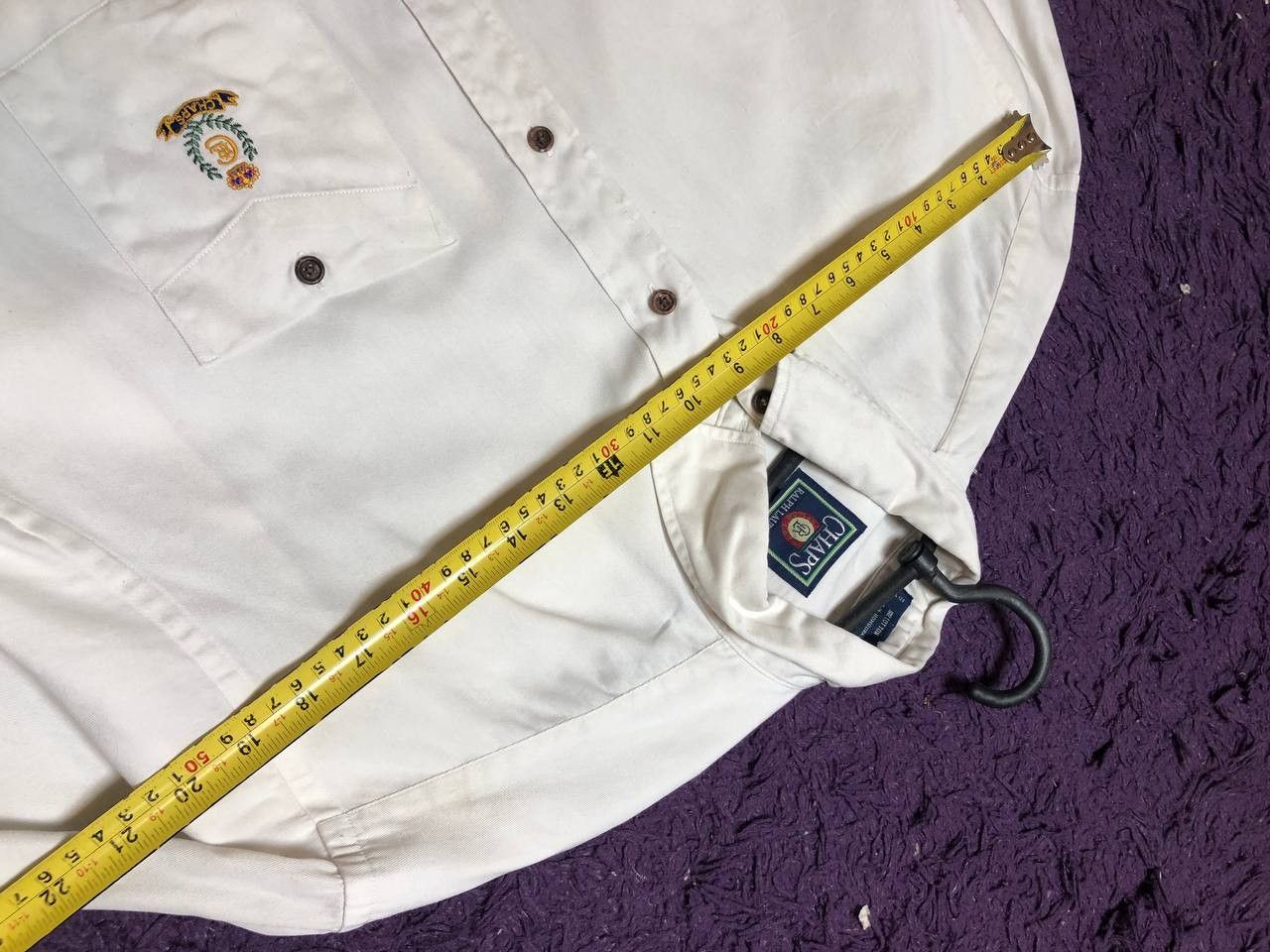 Chaps Ralph Lauren Vintage white Shirt Y2K Chaps Ralph Lauren size L logo Size US L / EU 52-54 / 3 - 7 Thumbnail