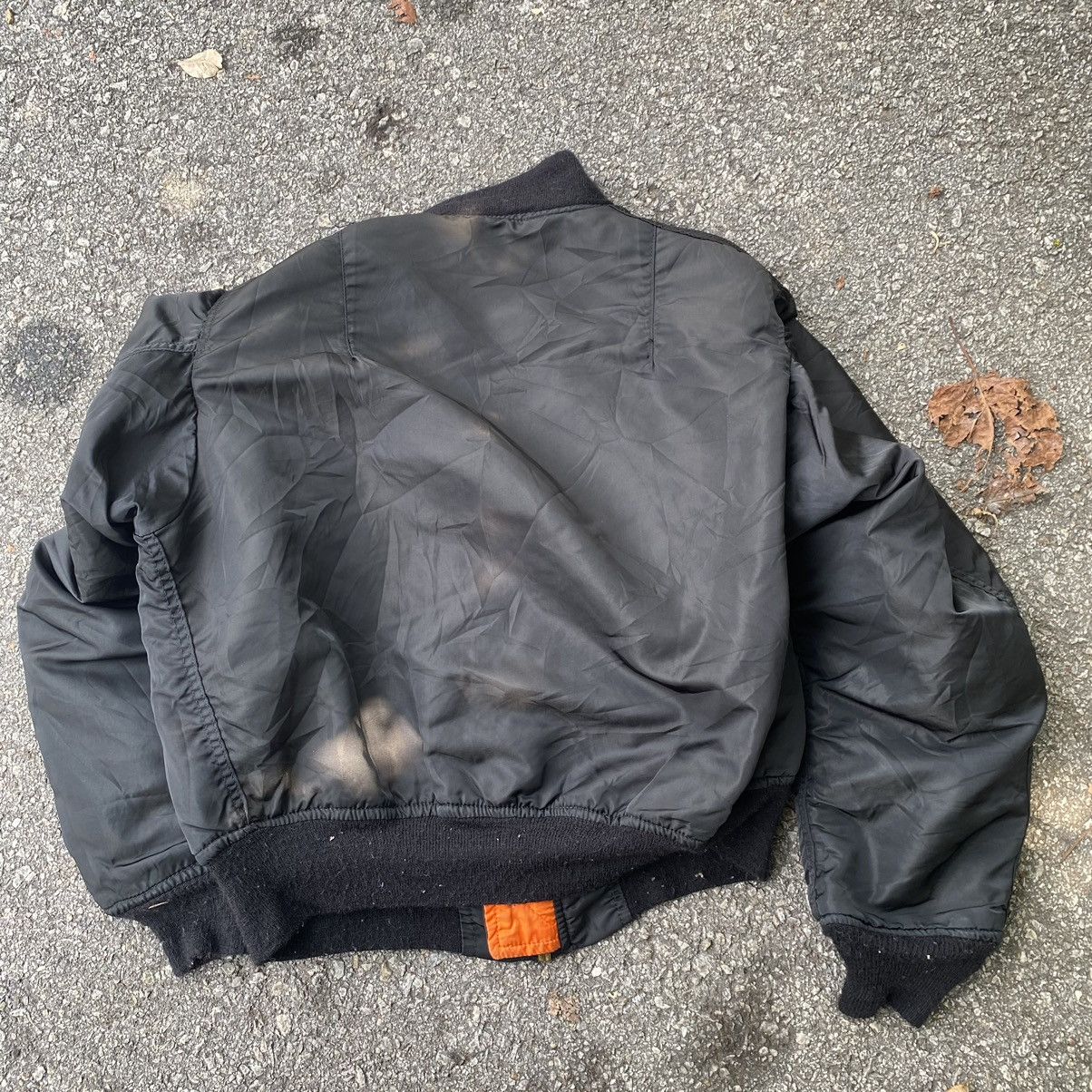 Vintage vintage 80s military jacket USAF MA-1 jacket Size US M / EU 48-50 / 2 - 9 Thumbnail