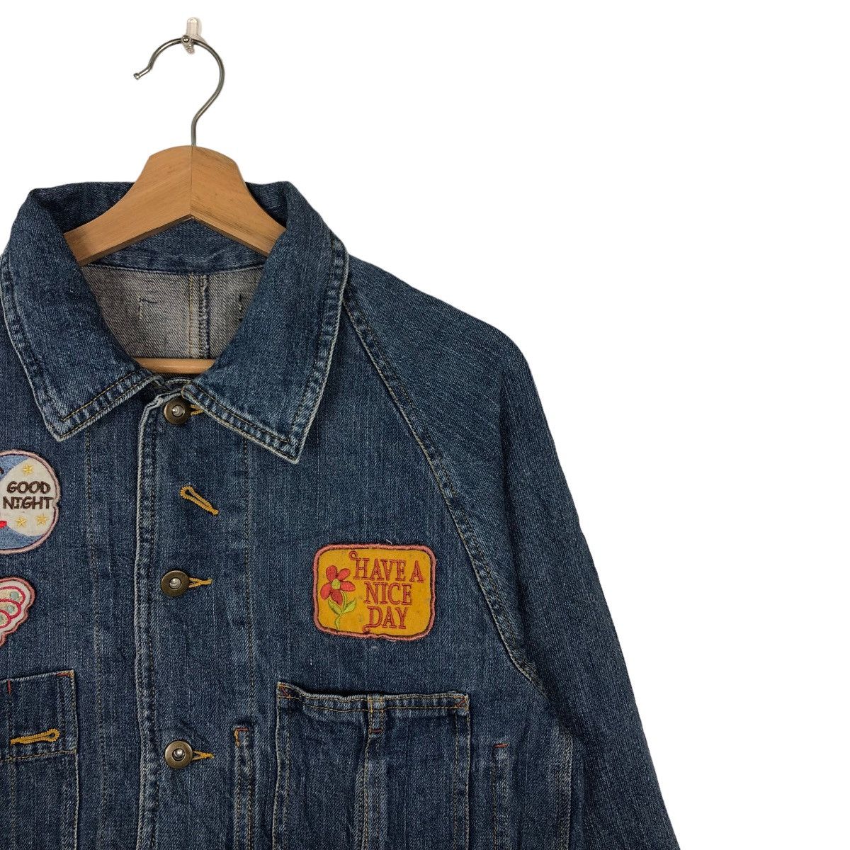 Hysteric Glamour 🔥Rare Denim Chore Work Jacket Full Patches Japan Size US M / EU 48-50 / 2 - 6 Thumbnail