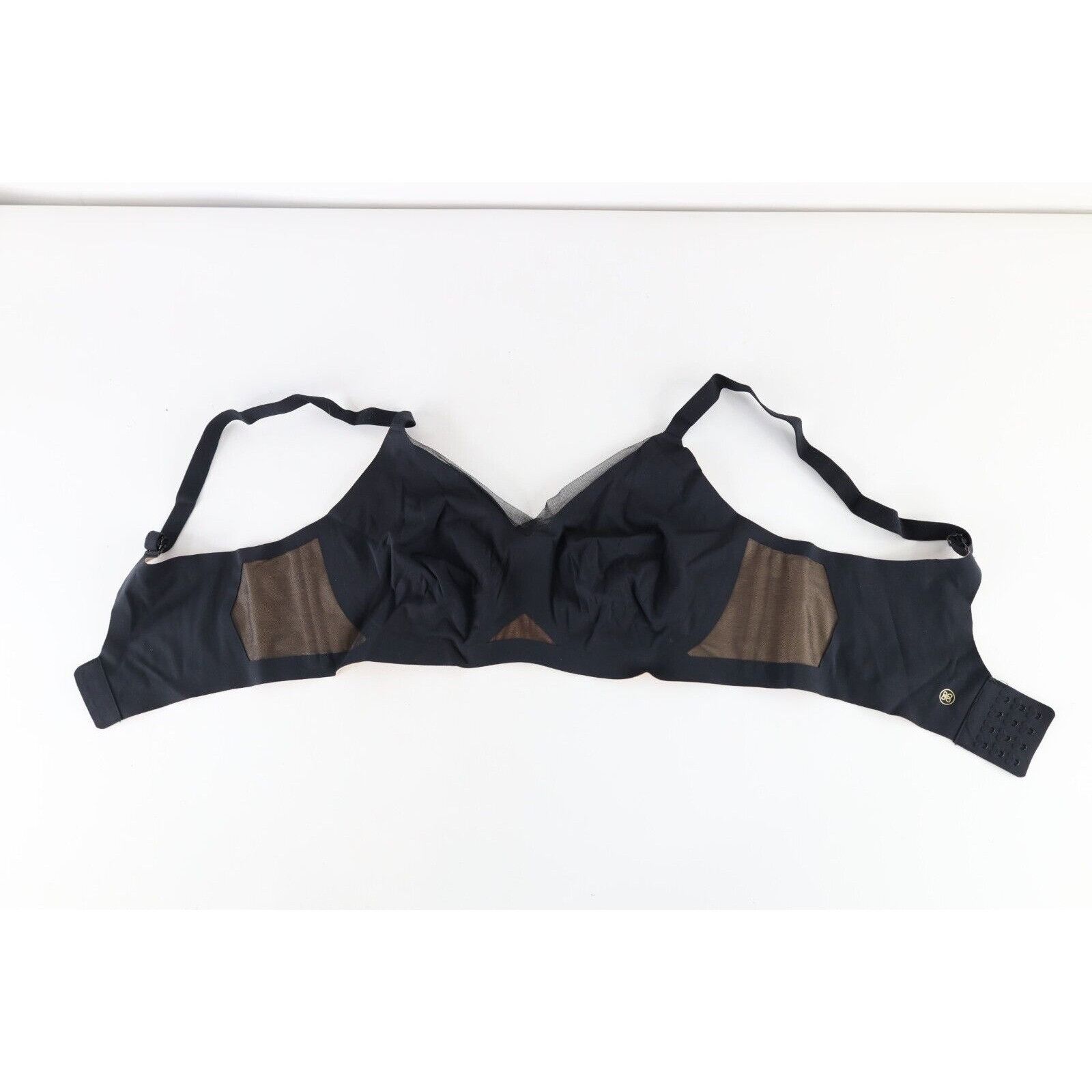 Vintage New Honeylove Crossover Wire Free Shapewear Bra Black Size ONE SIZE - 1 Thumbnail