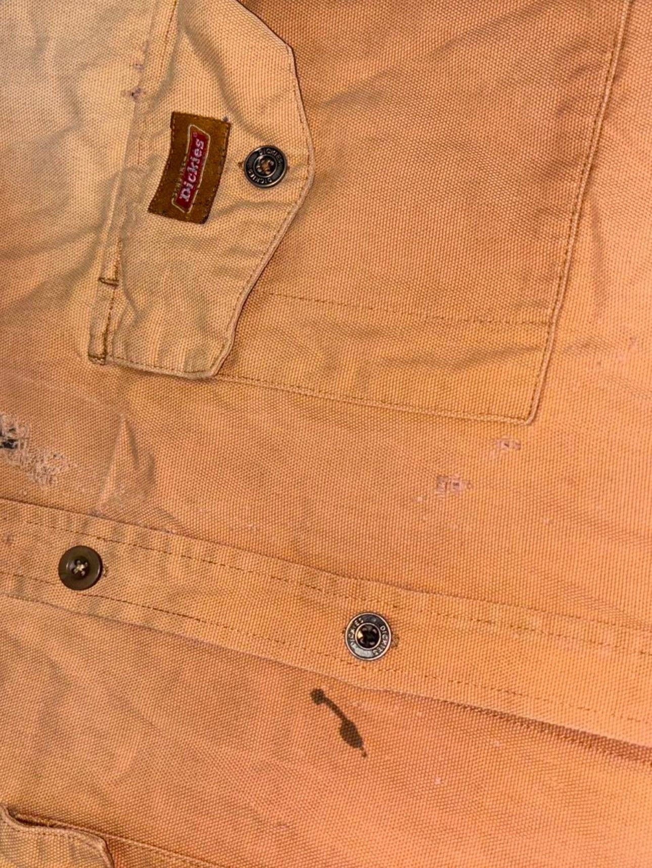 Dickies × Vintage Heavily Distressed Dickies Welding Shirt with Hand Pockets Size US XXL / EU 58 / 5 - 6 Thumbnail