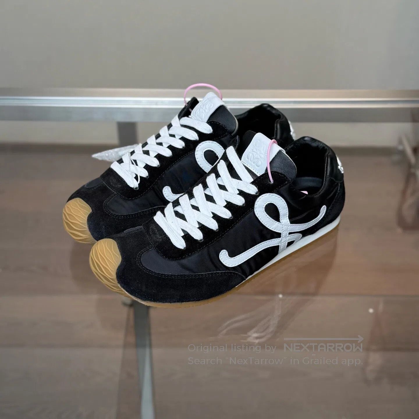 Loewe Loewe Ballet Runner 2.0 – Black, German training shoes Size US 7.5 / IT 37.5 - 1 Thumbnail