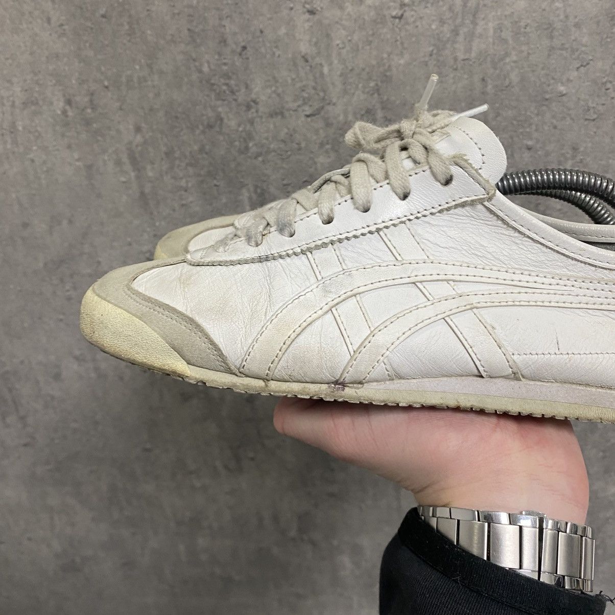 Asics Vintage Asics Onitsuka Tiger Mexico 66 White Sneakers Size US 7.5 / EU 40-41 - 9 Thumbnail