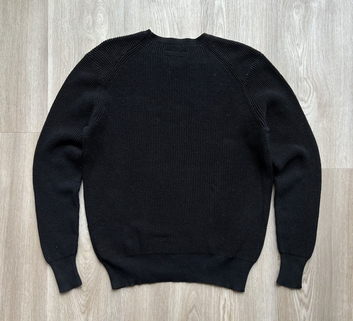 Allsaints Allsaints Trias Crew Black Knit Cotton Sweater Size US S / EU 44-46 / 1 - 9 Thumbnail