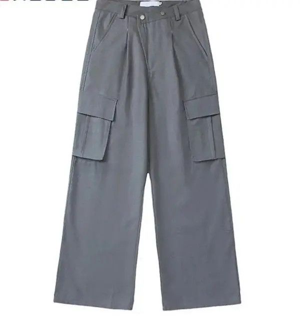 VIBE Baggy Gray High Waist Pants Size US 30 / EU 46 - 4 Thumbnail