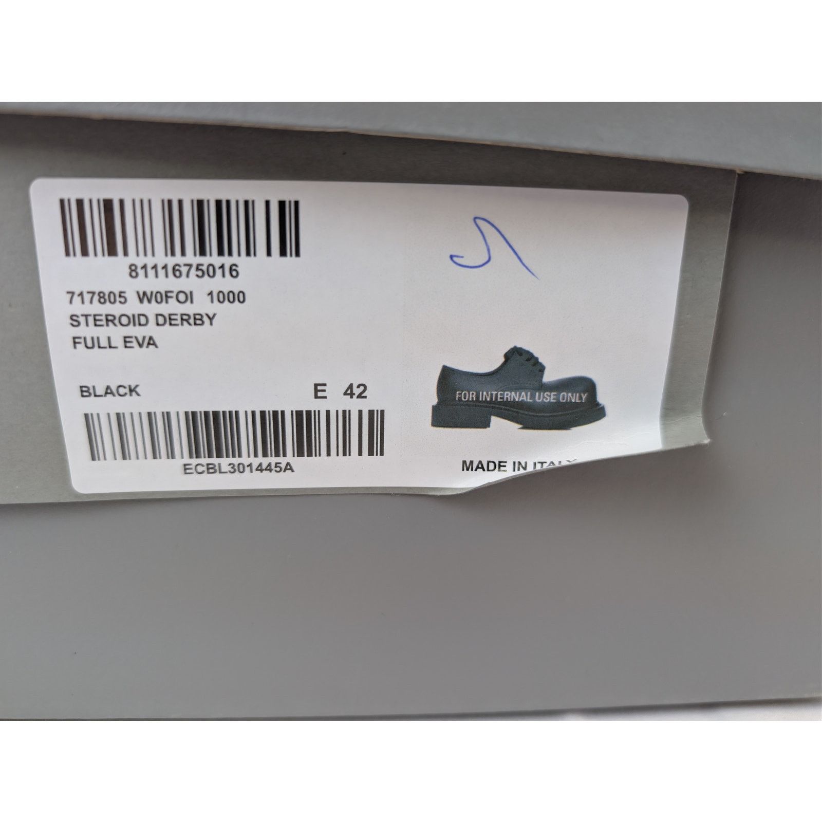 Balenciaga o1rshd1 Full eva Steroid Derby Boots in Black Size US 9 / EU 42 - 24 Thumbnail