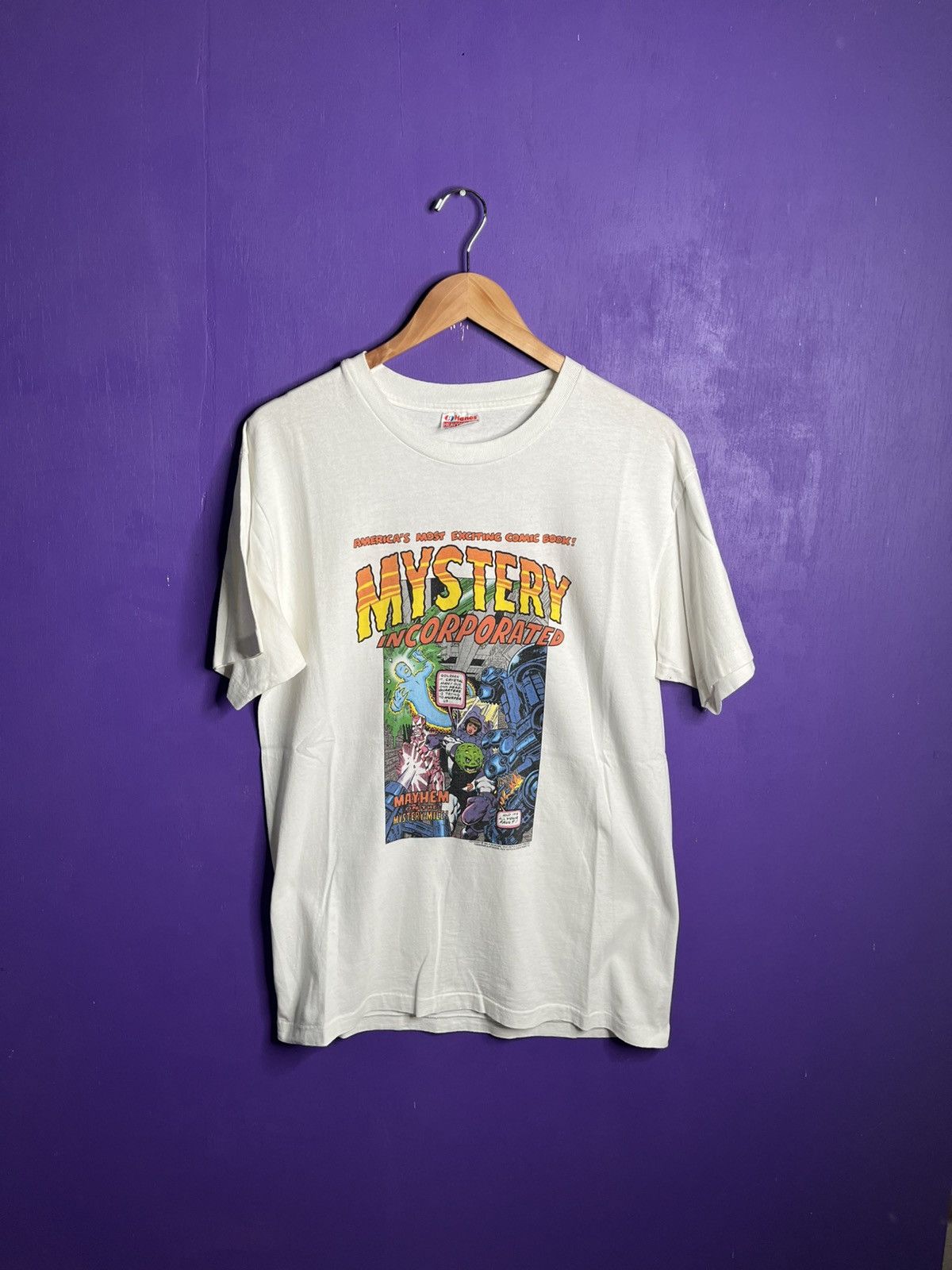 Vintage Vintage 1993 Graphitti Mystery incorporated t-shirt Size US M / EU 48-50 / 2 - 1 Thumbnail