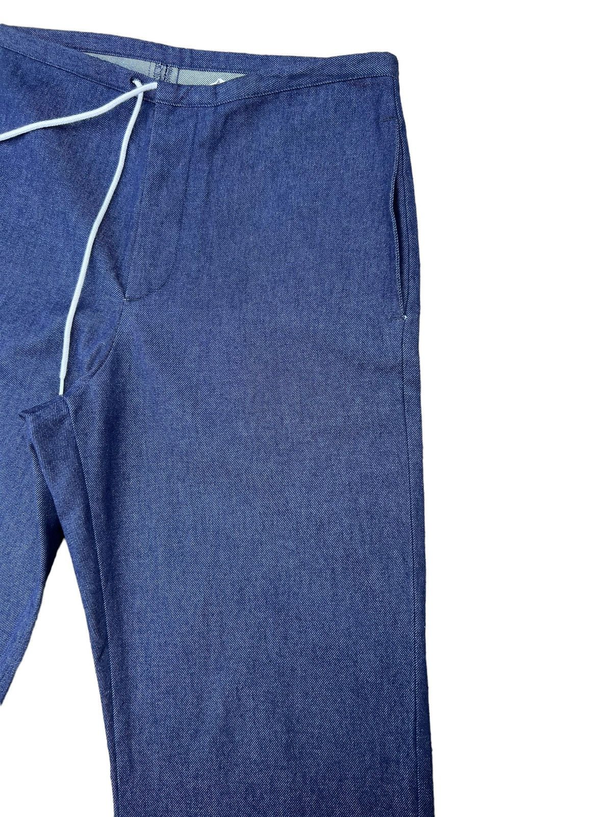 Danton Vintage Danton France Draw String Denim Trouser Pant Size US 29 - 8 Thumbnail