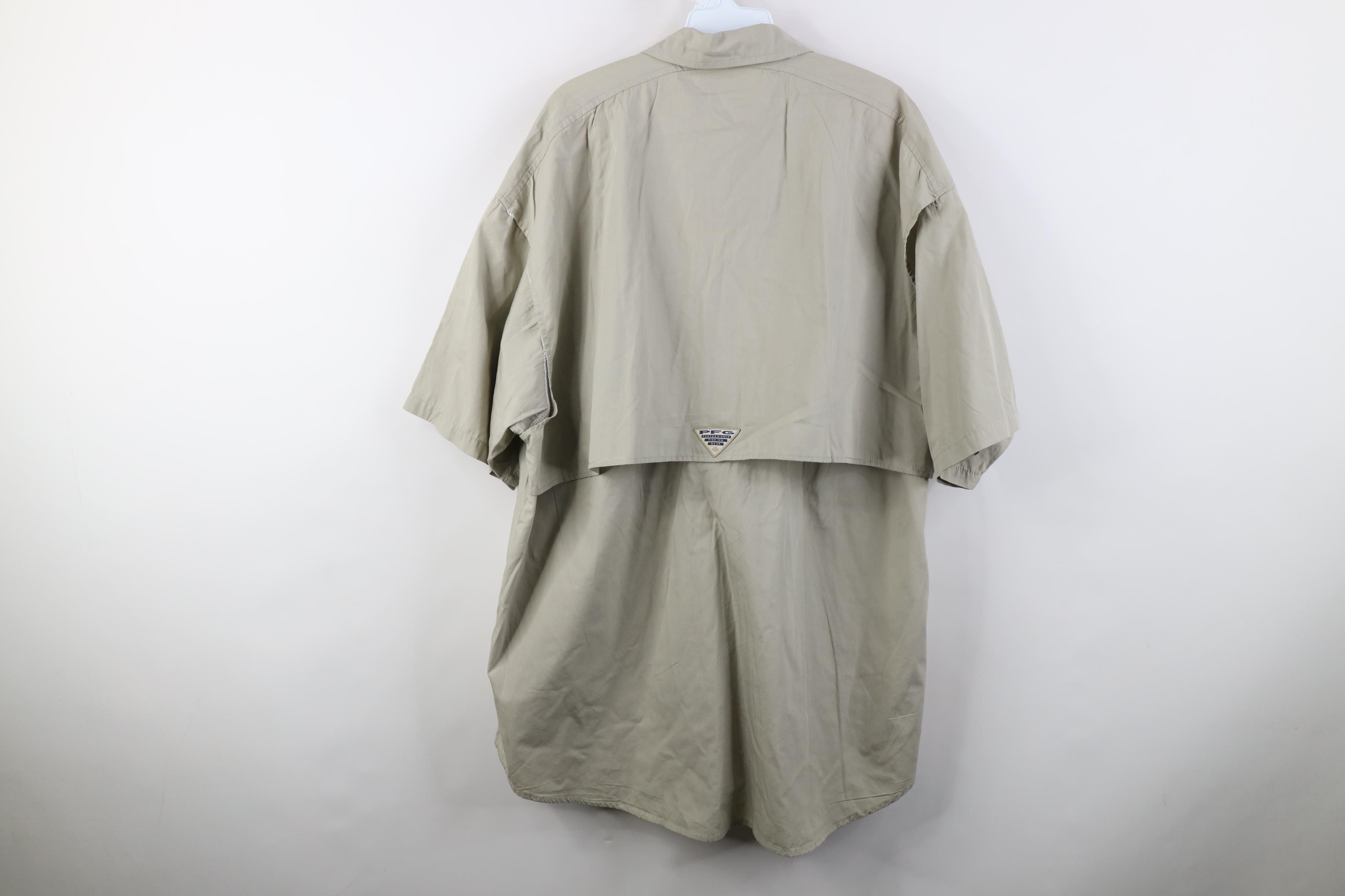 Columbia Deadstock Vintage Y2K Columbia PFG Short Sleeve Button Shirt Size US XL / EU 56 / 4 - 11 Thumbnail