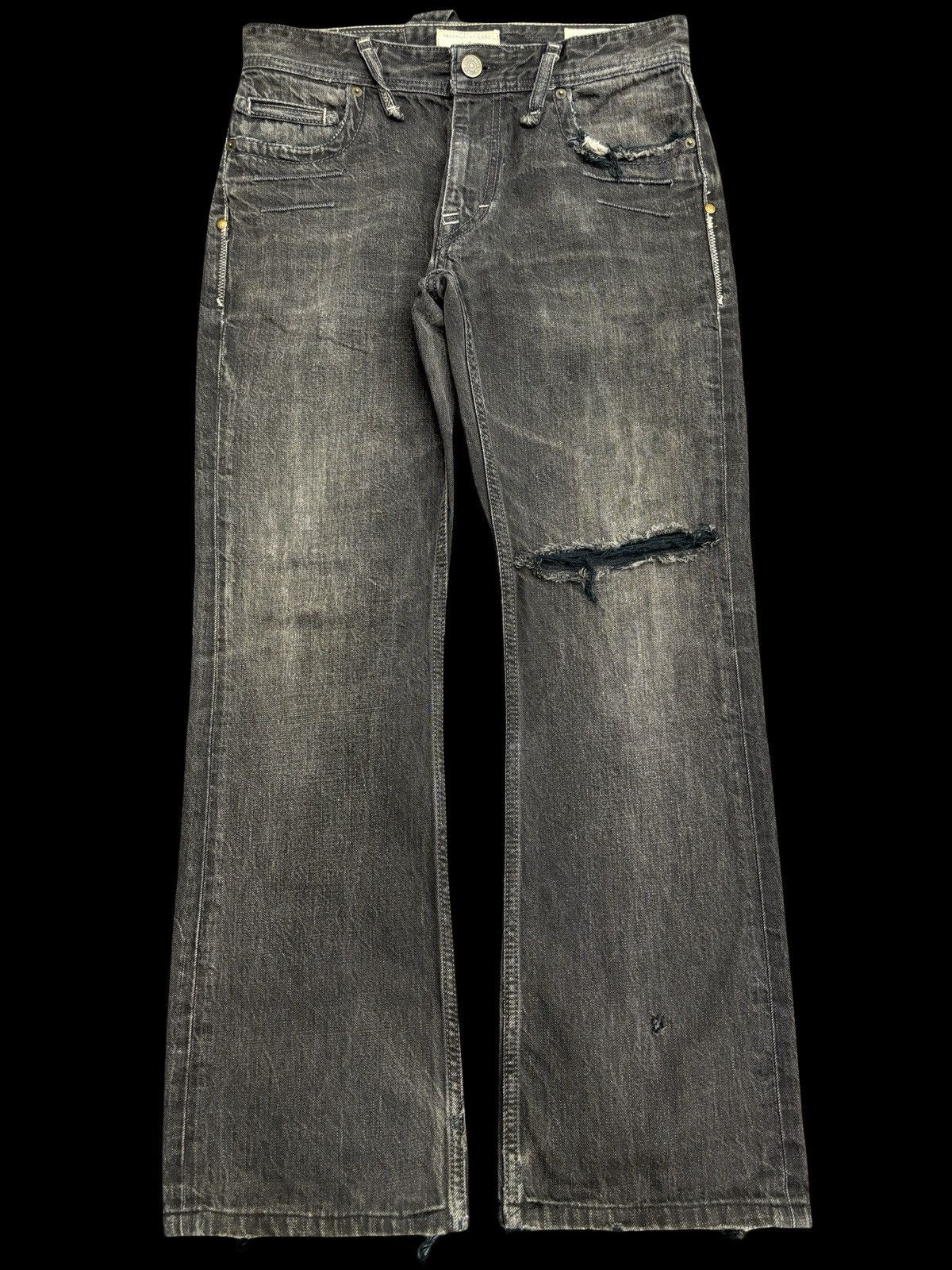 Designer 💥Designer💥Jimmy Traverniti Artisanal Distressed Denim F535 Size US 32 / EU 48 - 1 Thumbnail