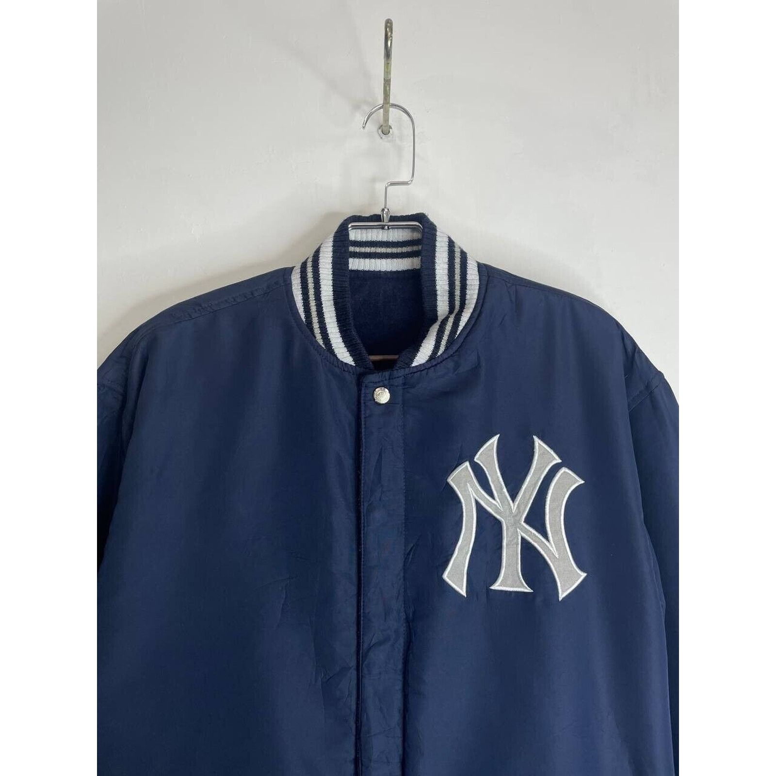 MLB × New York Yankees × Vintage Vintage New York Yankees MLB Navy Blue Varsity Jacket XL Size US XL / EU 56 / 4 - 2 Thumbnail