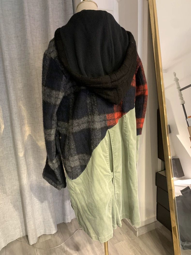Greg Lauren Greg Lauren size2 Red and black cashmere blended patchwork Size US M / EU 48-50 / 2 - 3 Thumbnail