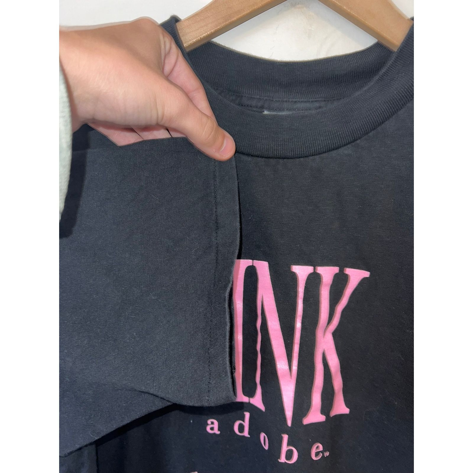 Vintage Vintage Santa Fe Shirt The Pink Adobe Black Tee VTG 90s L Size US L / EU 52-54 / 3 - 4 Thumbnail