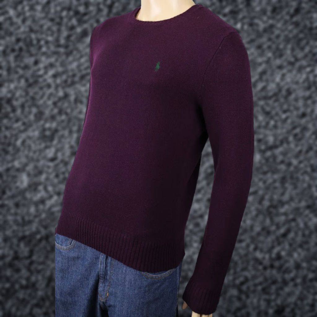 Polo Ralph Lauren Polo Ralph Lauren Plum Purple Cashmere Sweater Green Pony NWT 25 M Adult Medium Purple Shirt? Size US M / EU 48-50 / 2 - 1 Preview