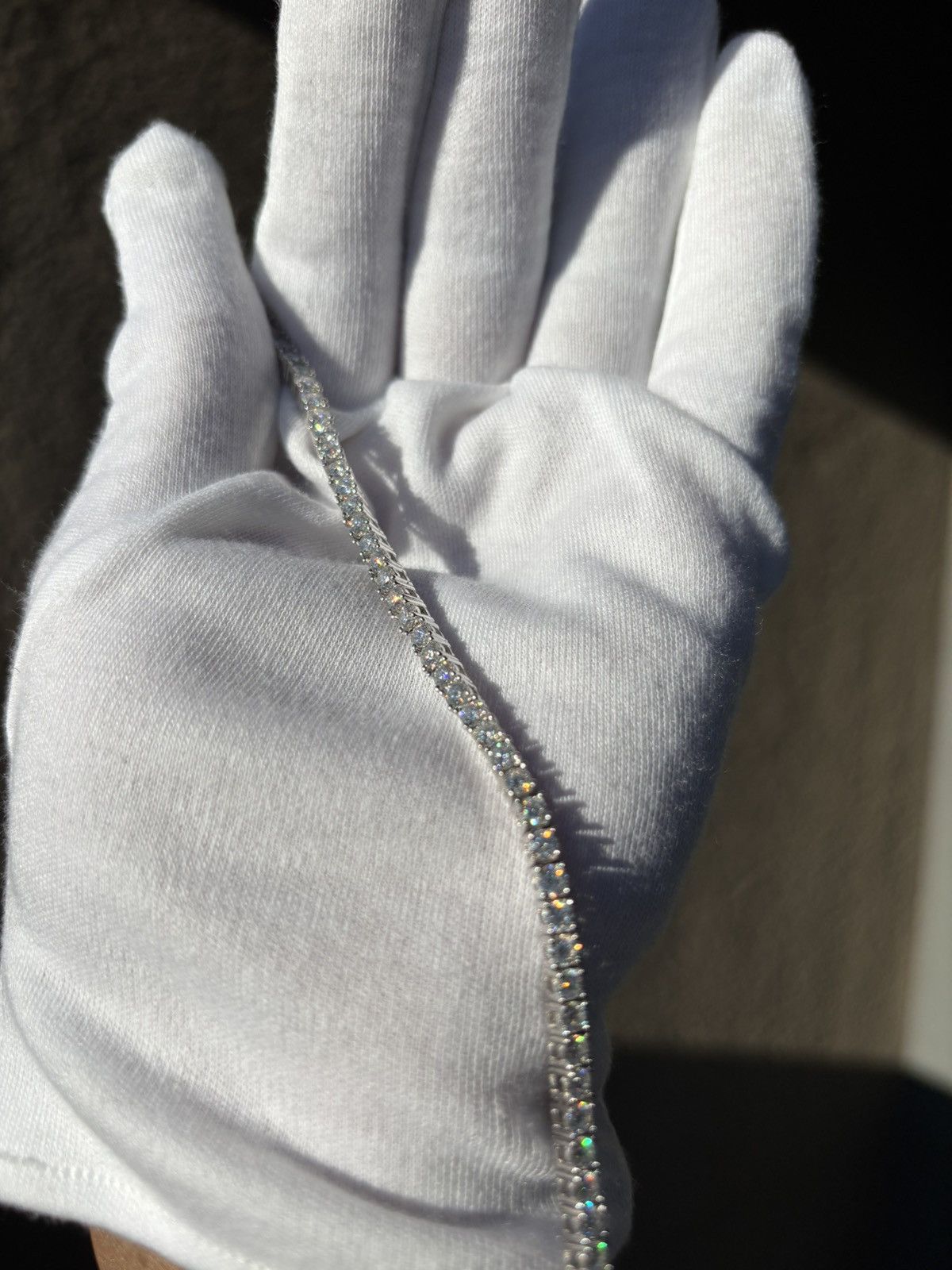 Other Moissanite tennis bracelet Size ONE SIZE - 5 Thumbnail